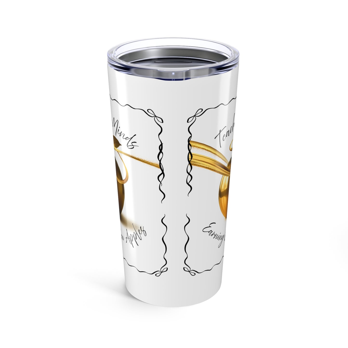 Golden Apples Teacher Elegant 20oz Tumbler | Perfect Gift for Friends, Family, and Celebrations | Drinkware for Home, Office, Parties, or Holidays | Stylish [...]