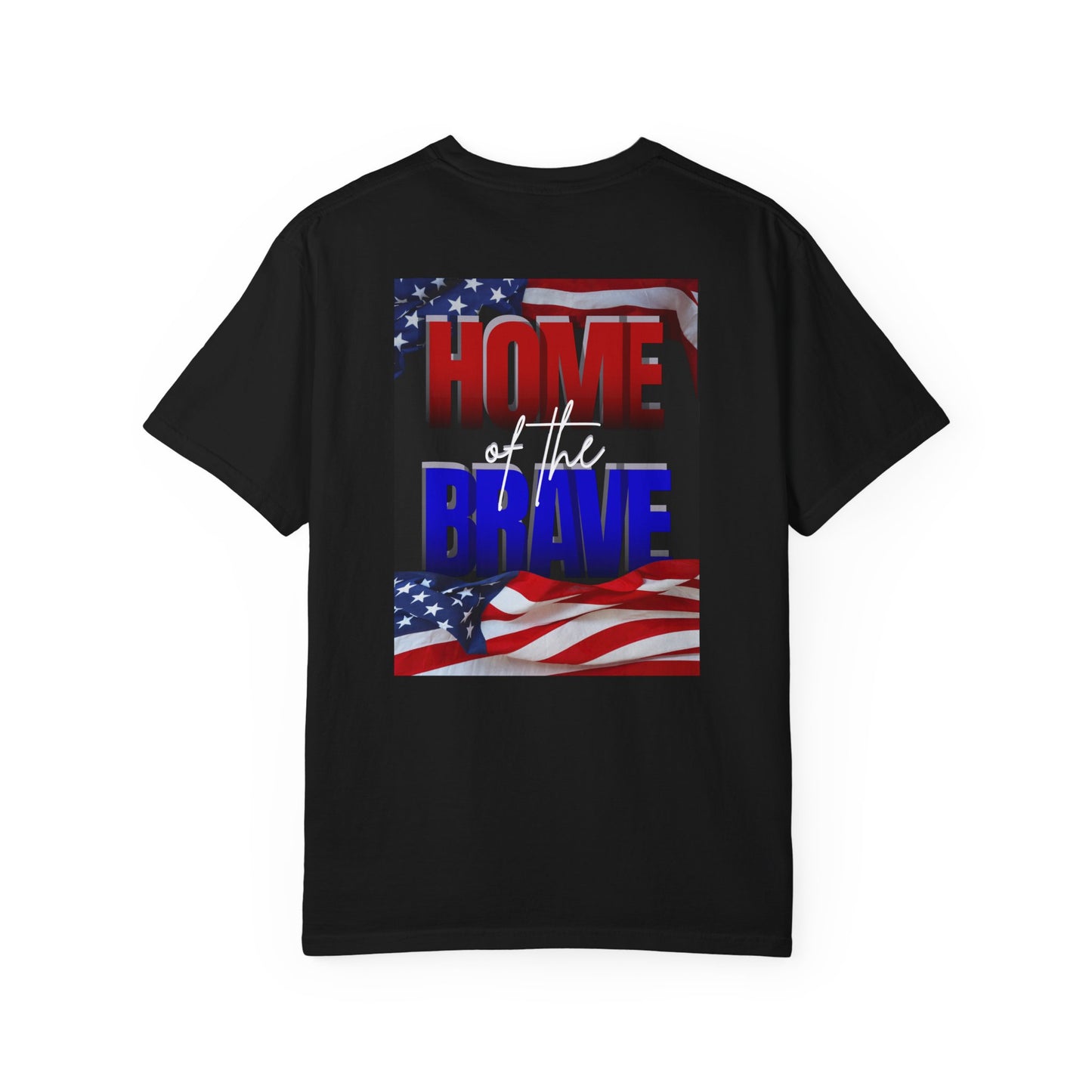 Patriotic T-Shirt, Land of the Free, Home of the Brave, 4th of July Apparel, Independence Day Gift, American Pride T-Shirt, Casual Wear