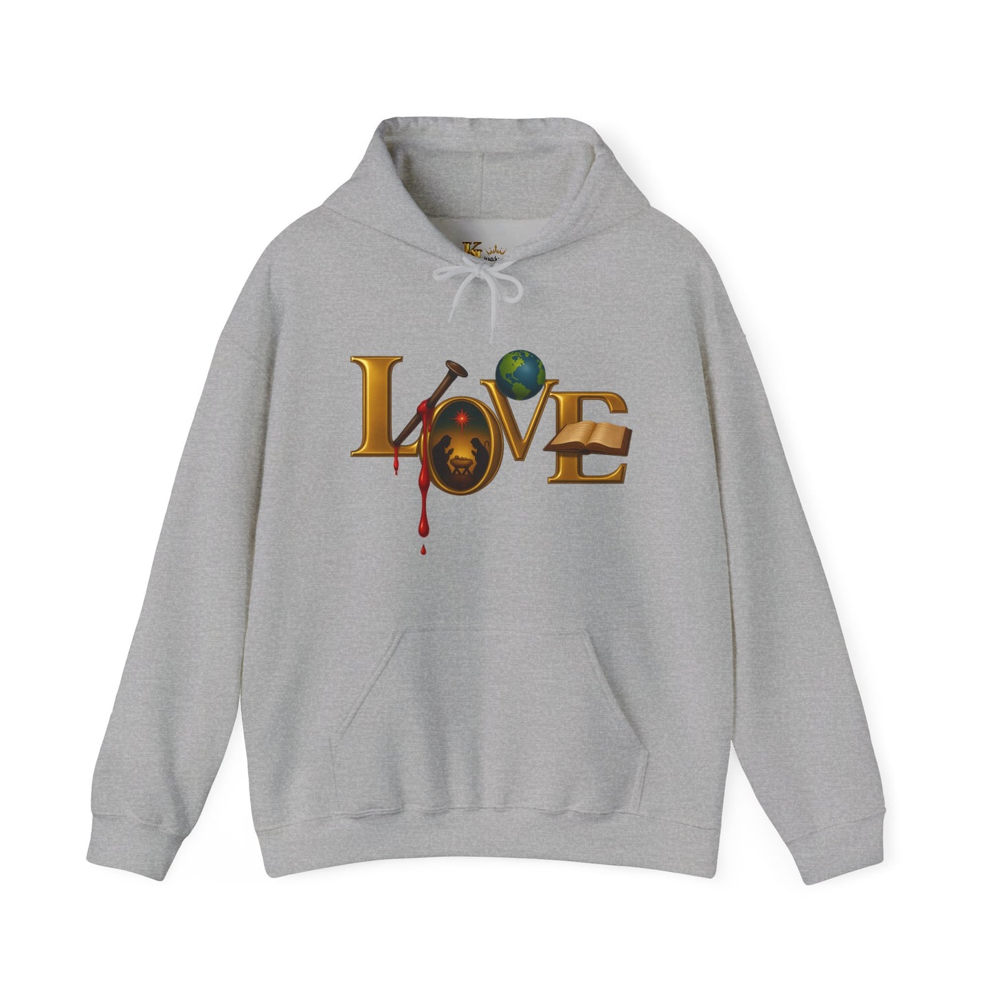 1st John 4:9 Inspirational Love Hoodie, Unisex Sweatshirt, Cozy Love Sweatshirt, Faith-Based Gift, Casual Hoodie for Everyday Wear