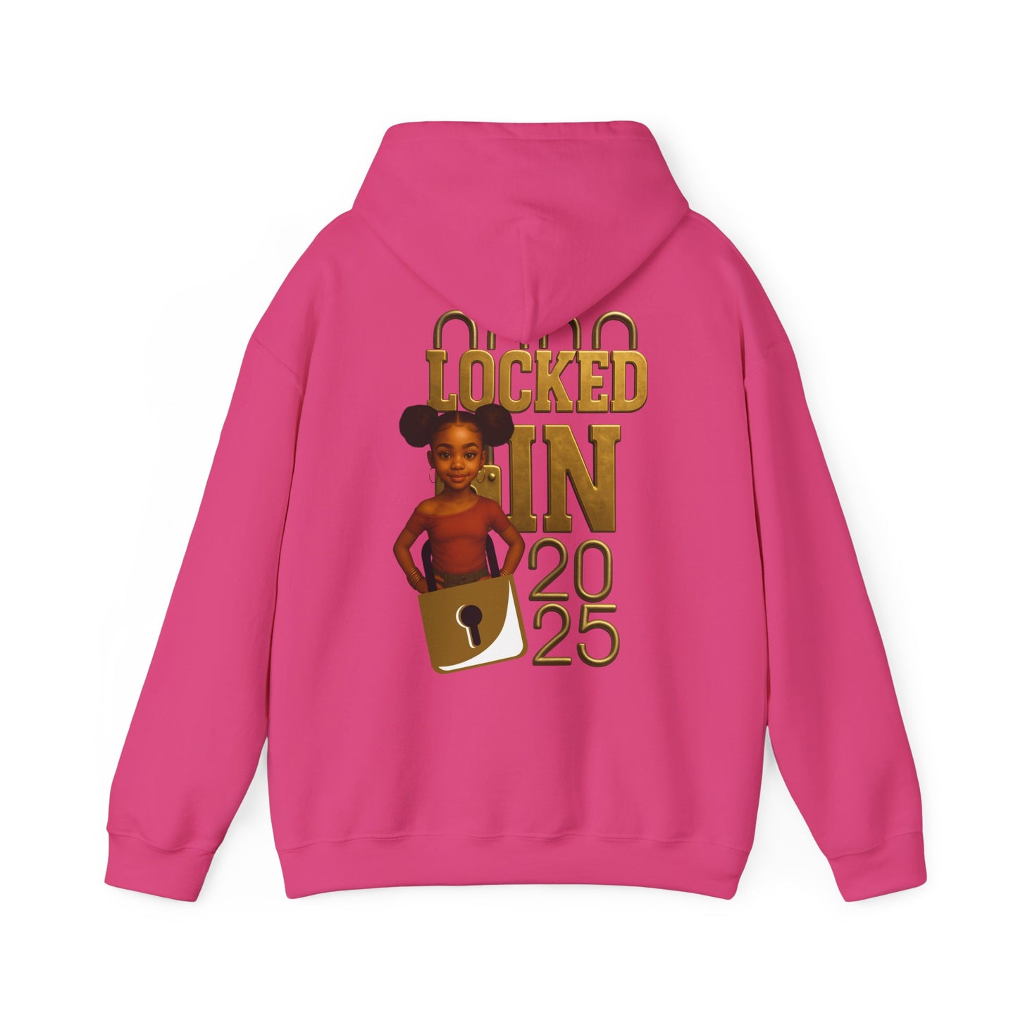Locked In 2025 Hoodie, Unisex Heavy Blend Sweatshirt, Birthday Gift, Celebration Wear, Trendy Casual Outfit, Relaxed Style