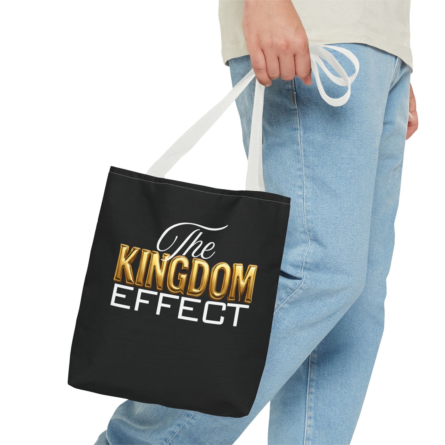 The Kingdom Effect, Stylish Kingdom Effect Tote Bag, Eco-Friendly Shopping Bag, Gift for Kingdom Fans, Trendy Everyday Tote, Motivational Accessory