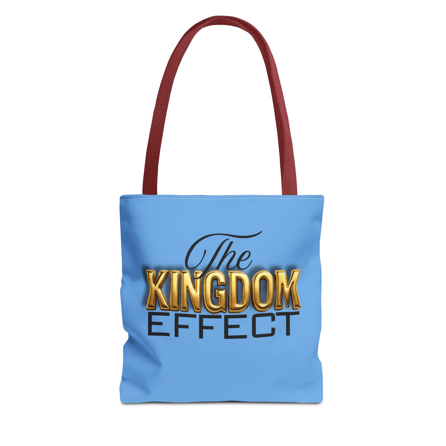 The Kingdom Effect, Blue Stylish Kingdom Effect Tote Bag, Eco-Friendly Shopping Bag, Gift for Kingdom Fans, Trendy Everyday Tote, Motivational Accessory