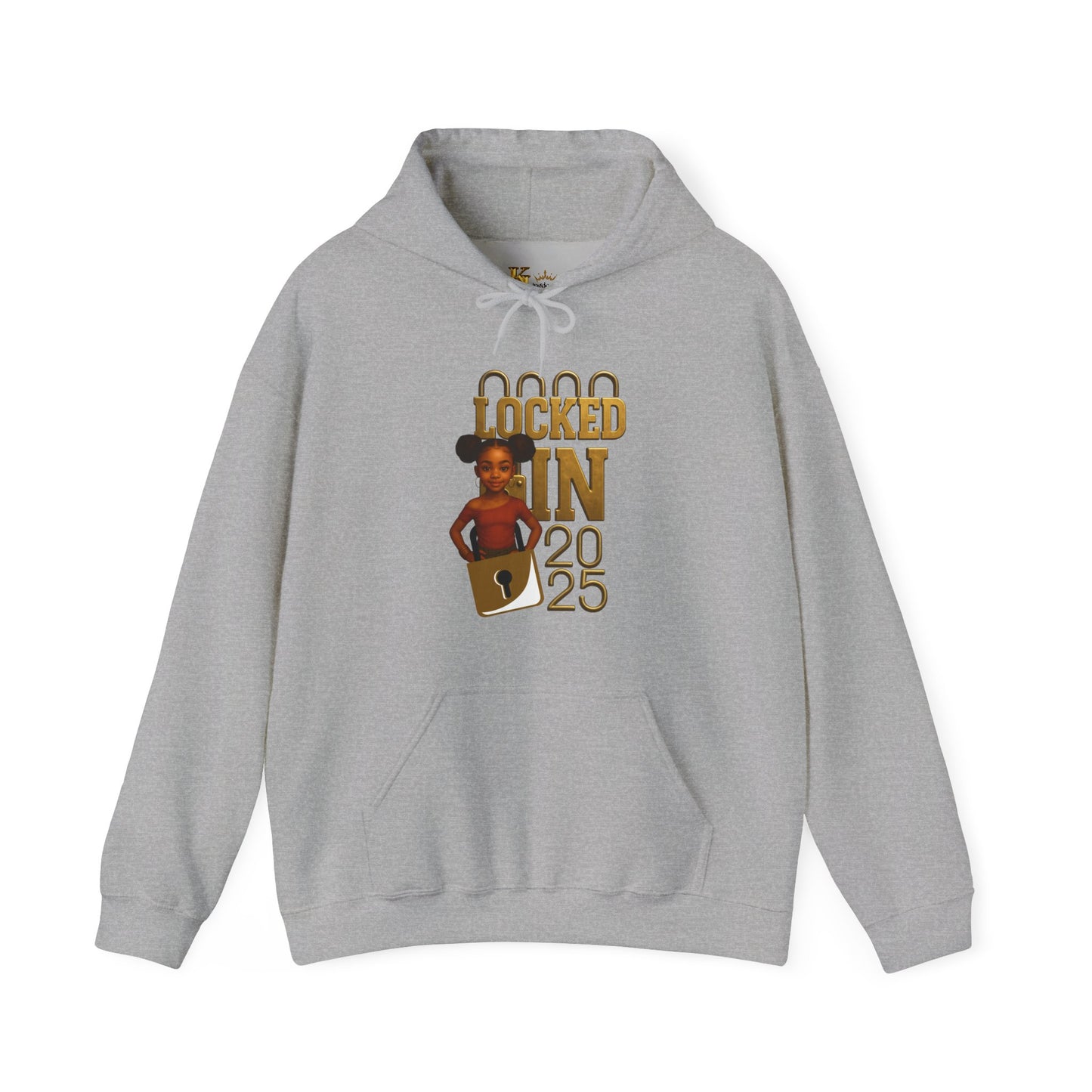 Locked In 2025 Hoodie, Unisex Heavy Blend Sweatshirt, Birthday Gift, Celebration Wear, Trendy Casual Outfit, Relaxed Style