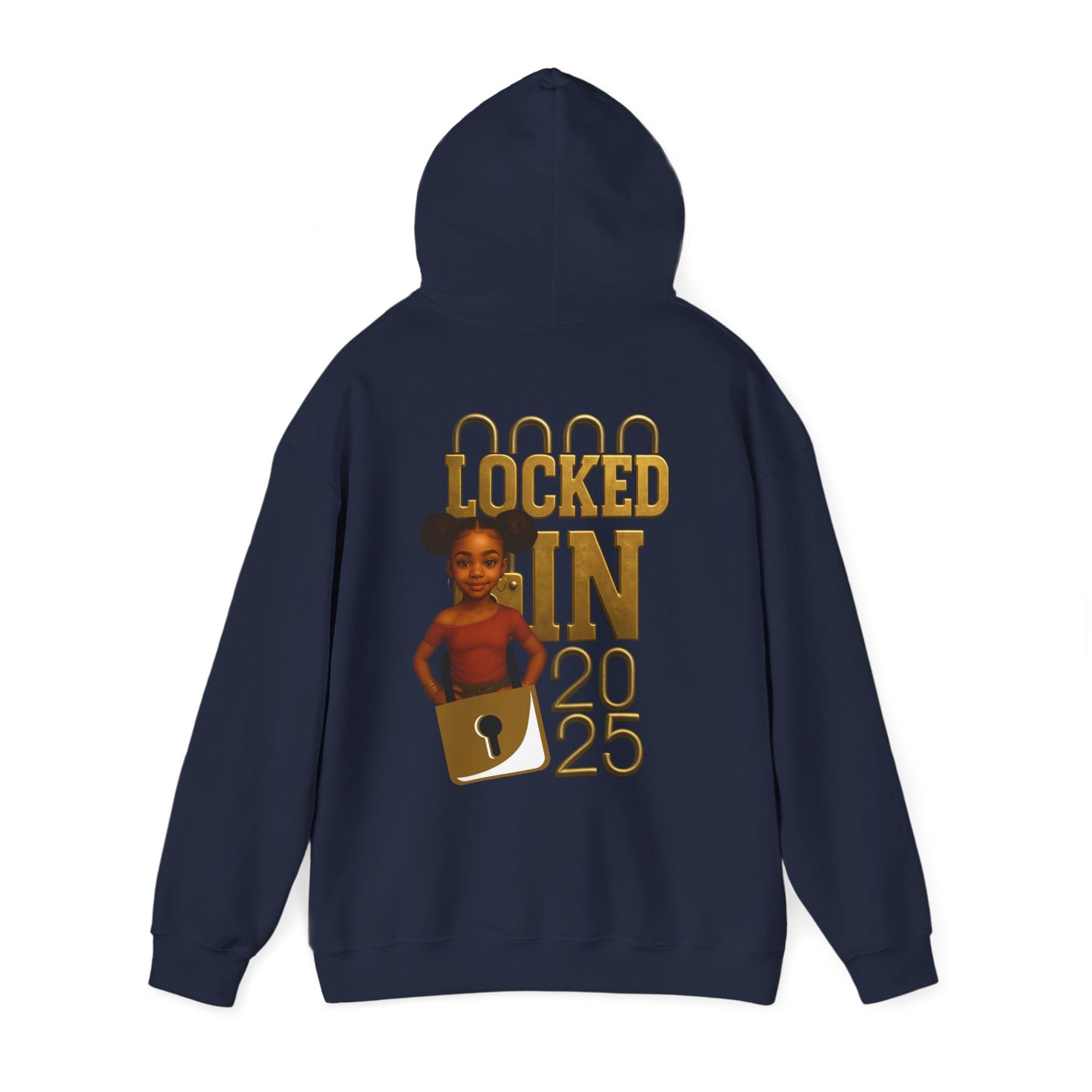 Locked In 2025 Hoodie, Unisex Heavy Blend Sweatshirt, Birthday Gift, Celebration Wear, Trendy Casual Outfit, Relaxed Style
