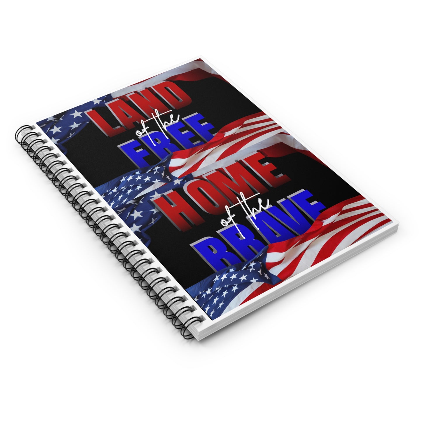 Patriotic Spiral Notebook | Perfect for Journaling, Sketching, School, Gifts, USA Celebrations