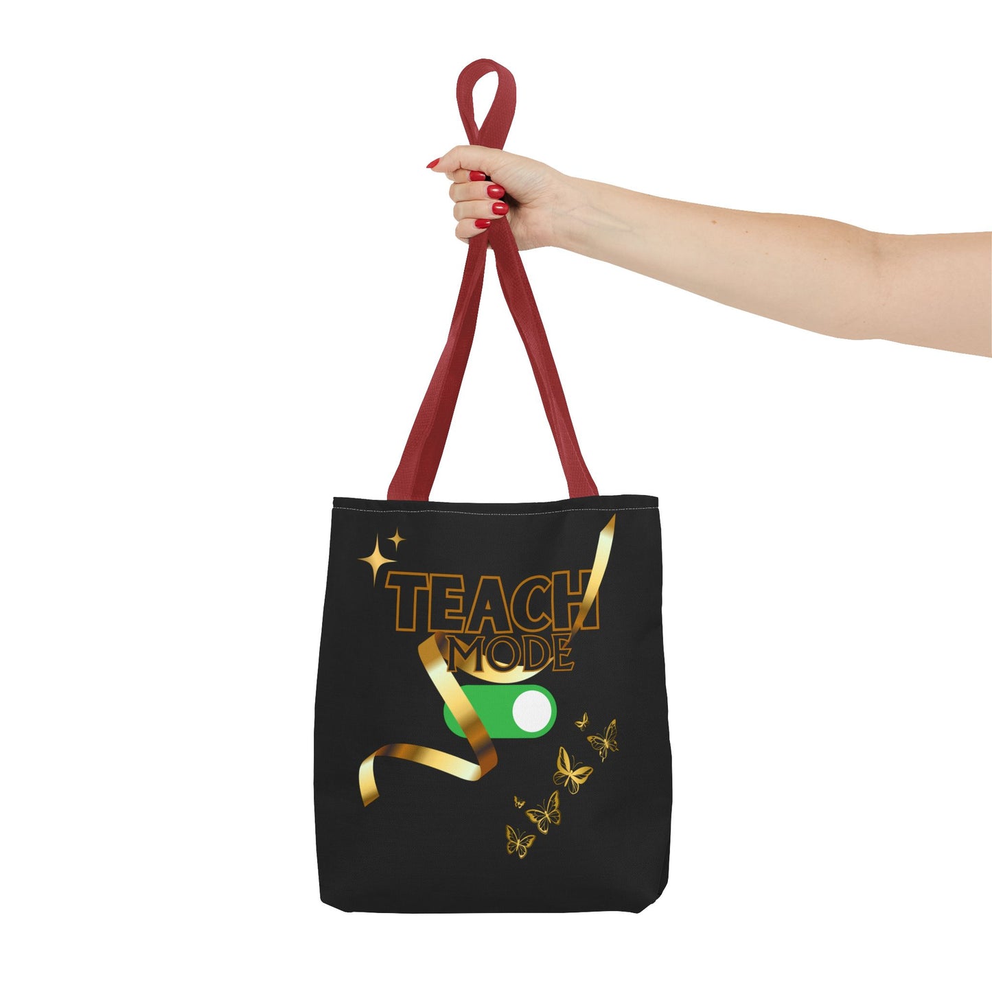 Teach Mode Tote Bag | Fun Teacher Gift | Stylish School Tote | Teaching Mode Bag | Back to School Essentials