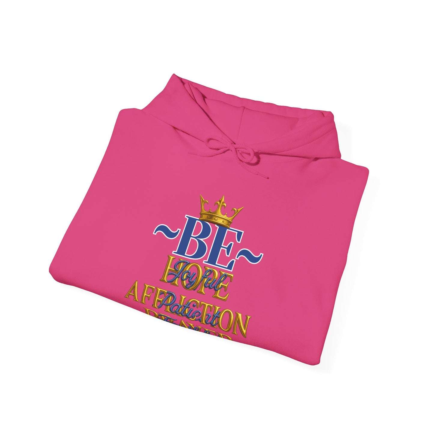 Romans 12:12 Inspirational Hoodie, Unisex Heavy Blend Hoodie, Love Prayer Sweatshirt, Cozy Gift for Friends, Affirmation Apparel