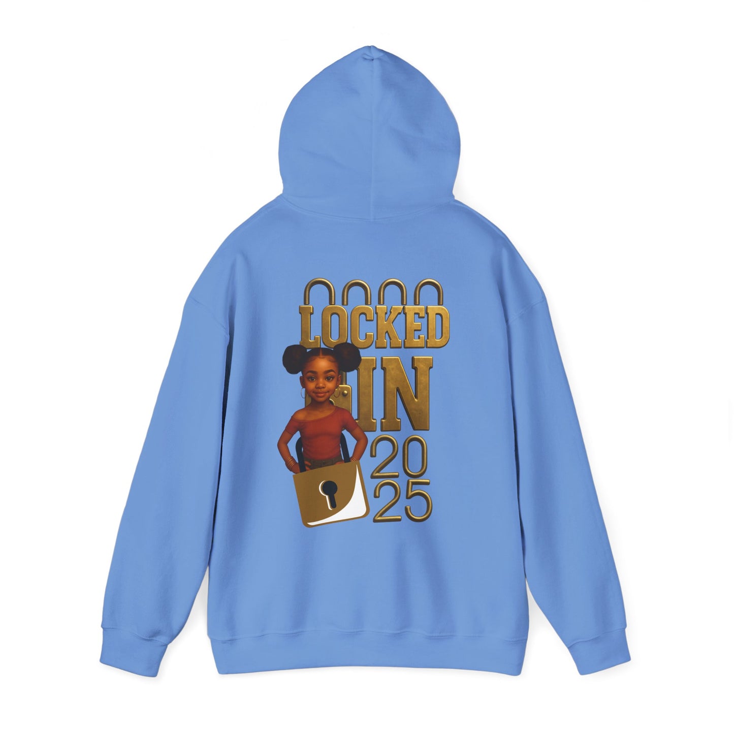 Locked In 2025 Hoodie, Unisex Heavy Blend Sweatshirt, Birthday Gift, Celebration Wear, Trendy Casual Outfit, Relaxed Style