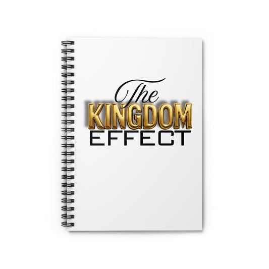The Kingdom Effect Spiral Notebook - Ideal for Students, Journals, Back to School, Writing Supplies, Gift for Writers, Unique Stationery