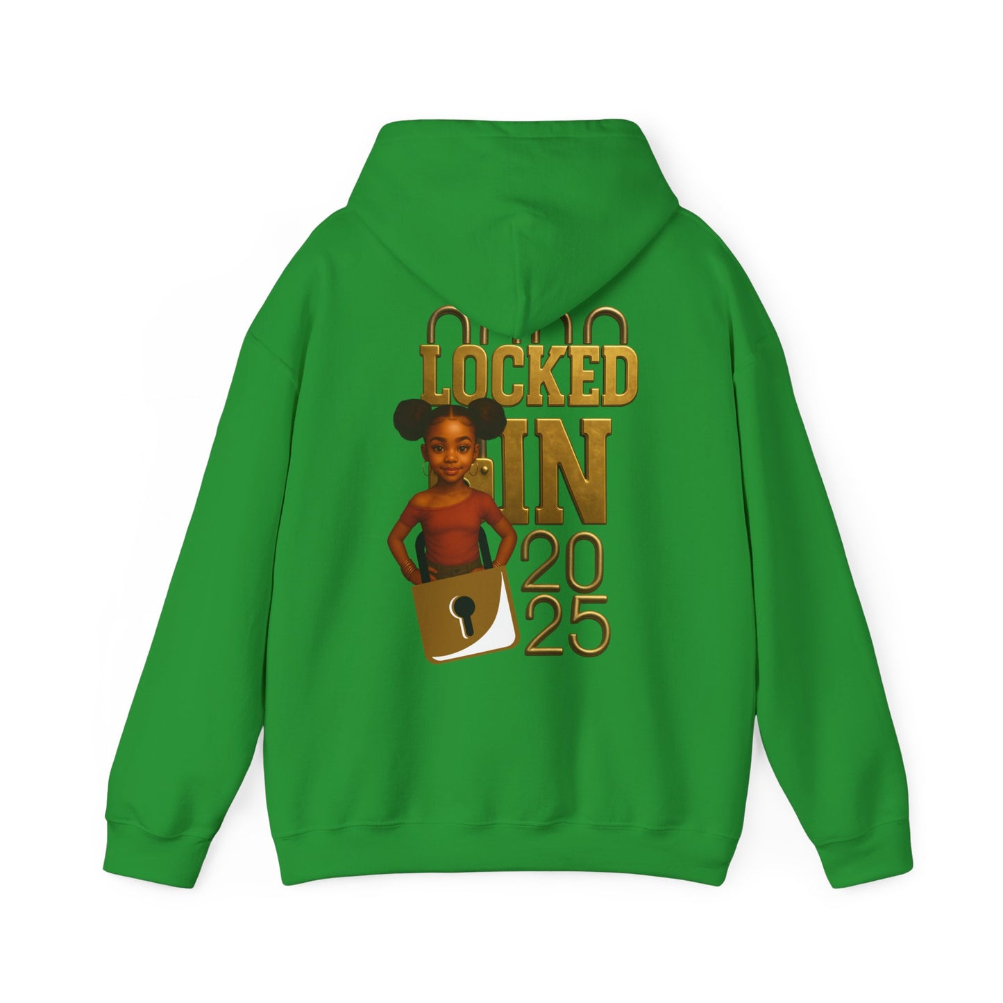 Locked In 2025 Hoodie, Unisex Heavy Blend Sweatshirt, Birthday Gift, Celebration Wear, Trendy Casual Outfit, Relaxed Style