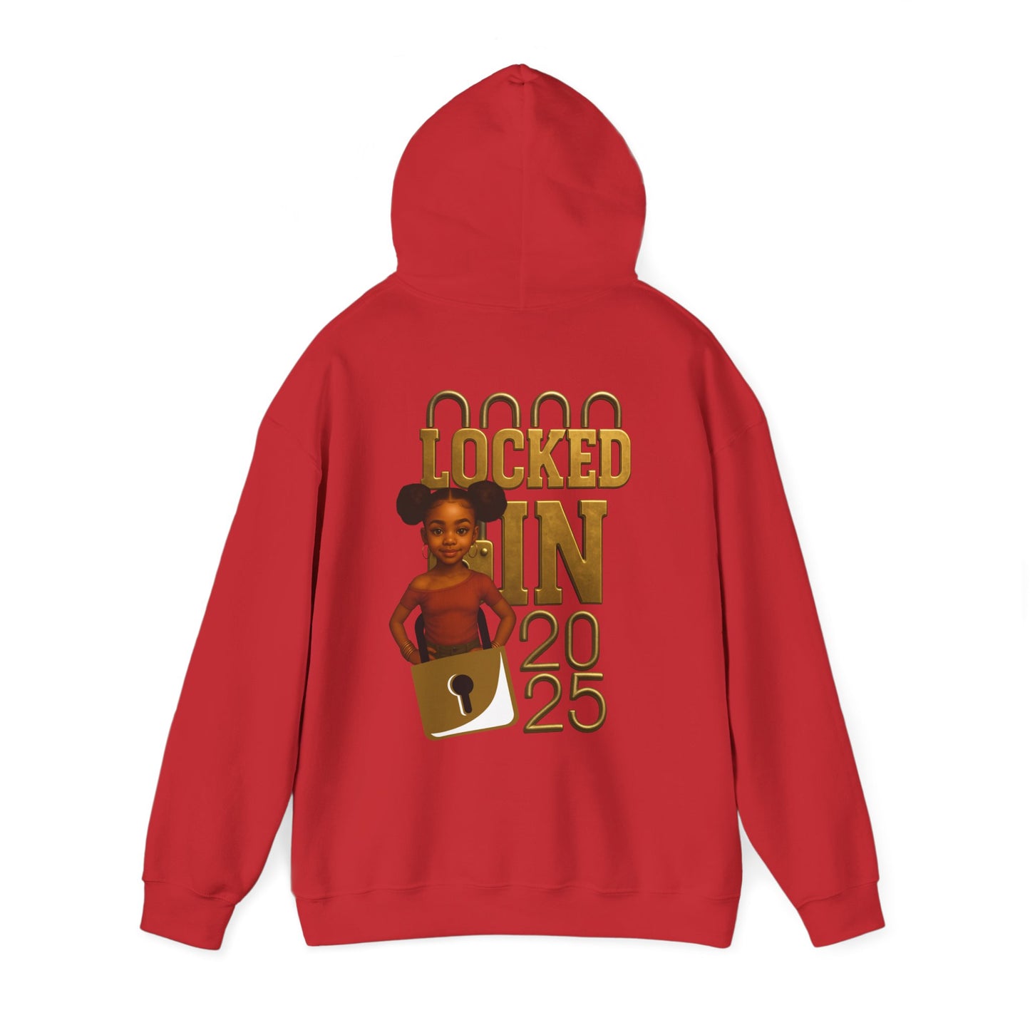 Locked In 2025 Hoodie, Unisex Heavy Blend Sweatshirt, Birthday Gift, Celebration Wear, Trendy Casual Outfit, Relaxed Style