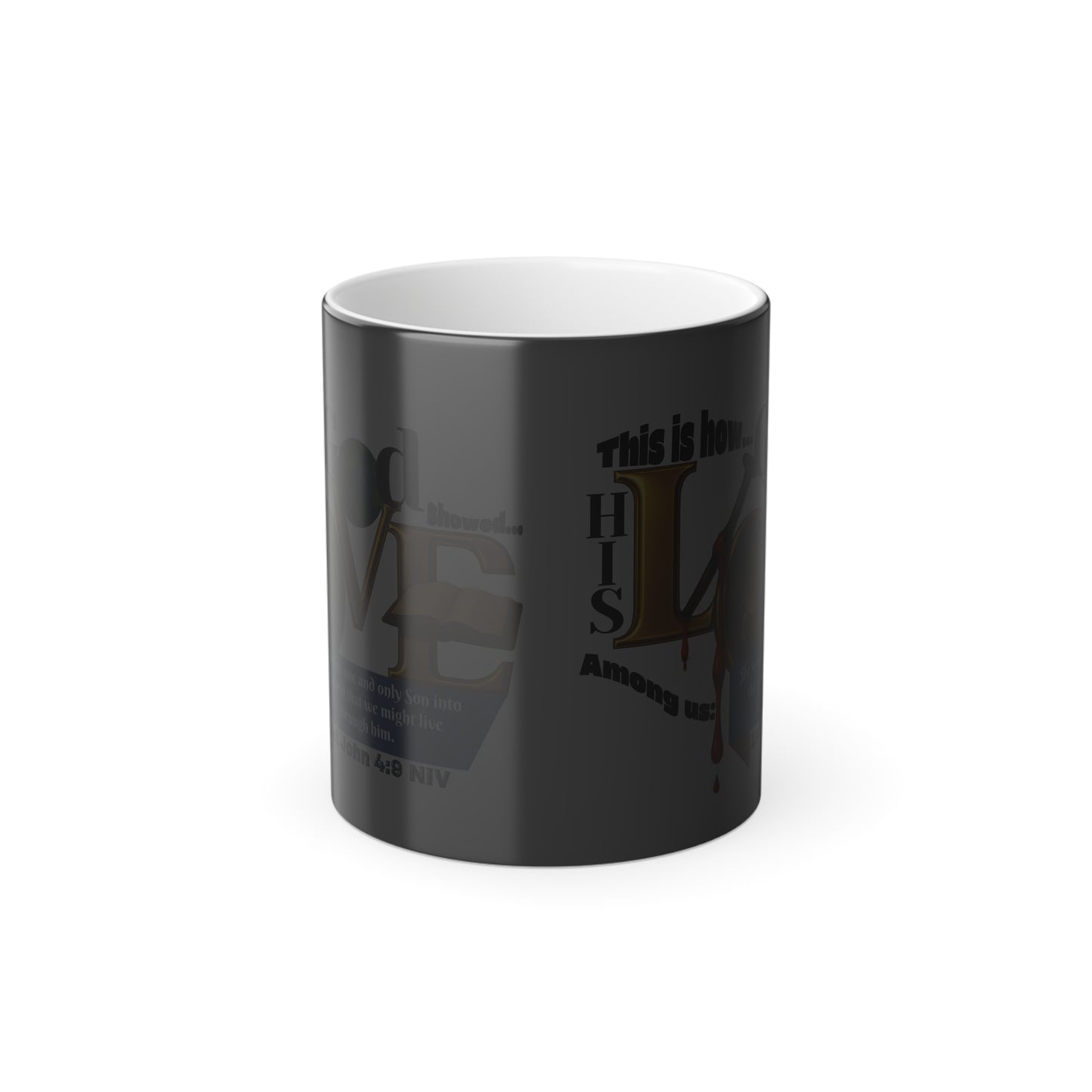 1st John 4:9, Faith-Inspired Color Morphing Mug, Perfect Gift for Coffee Lovers, Inspirational Drinkware, Christian Themed, Hot Beverage Mug, Color [...]