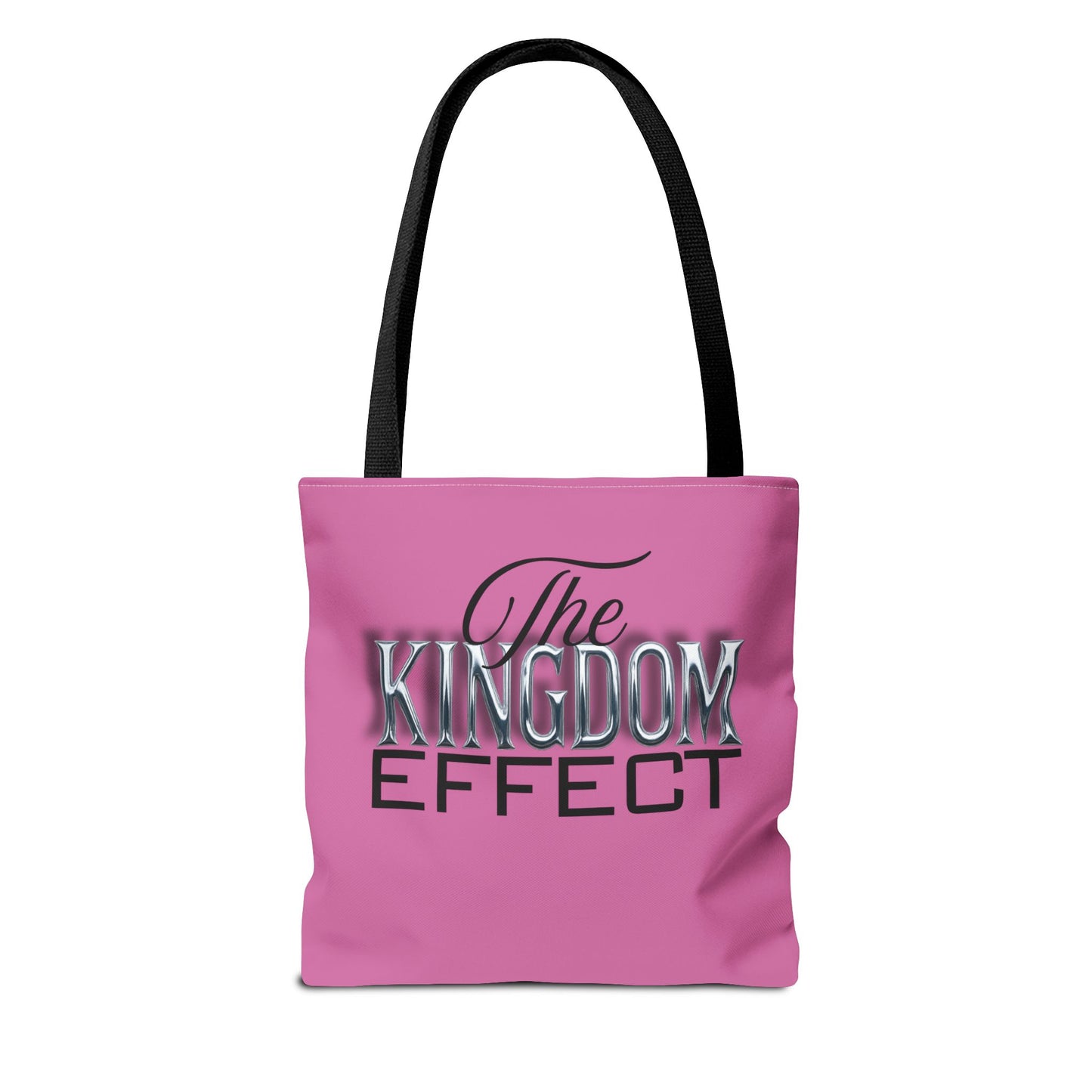 The Kingdom Effect Pink Tote Bag | Stylish Reusable Shoulder Bag | Gift for Kingdom Lovers | Eco-Friendly Shopping Tote, Everyday Companion
