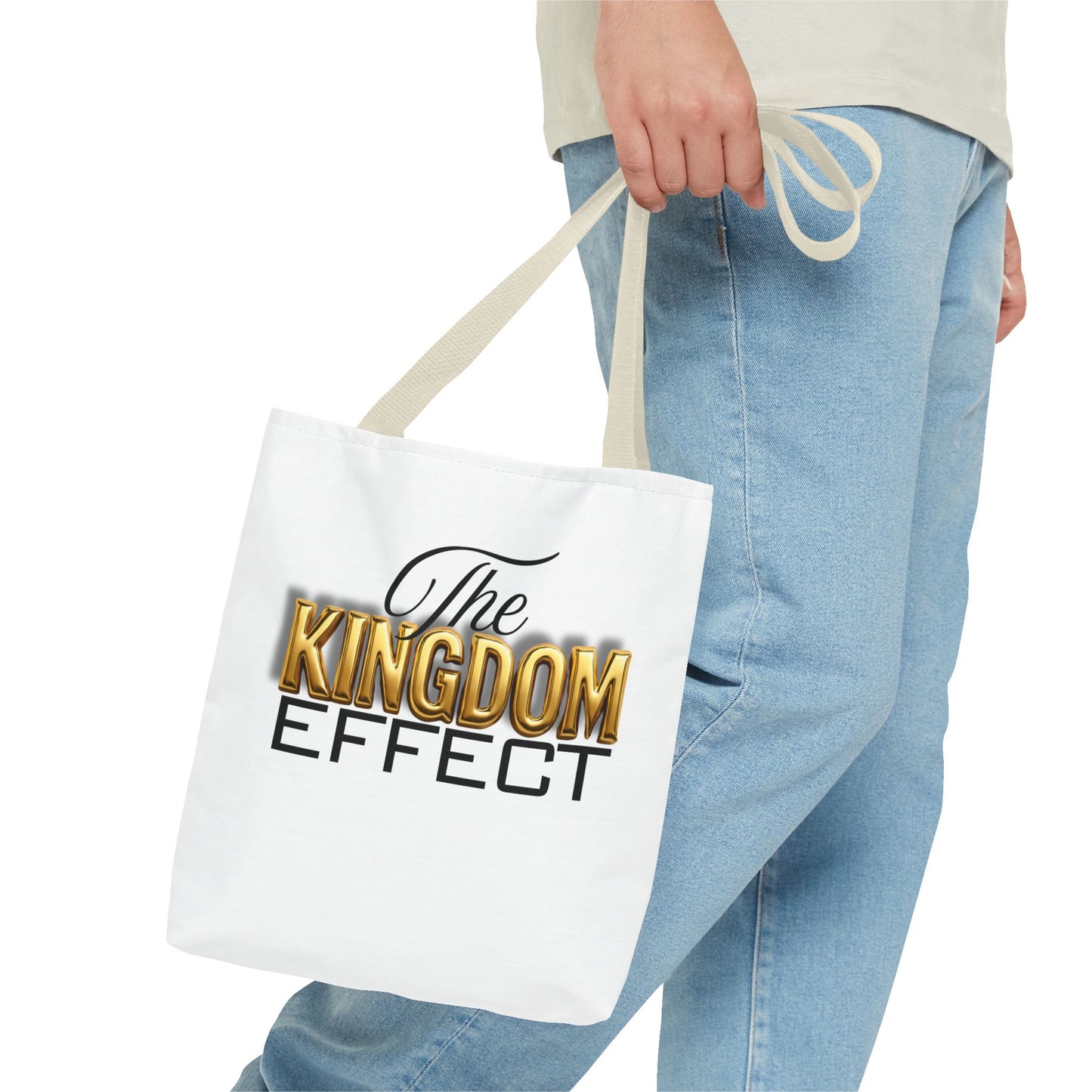 The Kingdom Effect, Stylish Kingdom Effect Tote Bag, Eco-Friendly Shopping Bag, Gift for Kingdom Fans, Trendy Everyday Tote, Motivational Accessory