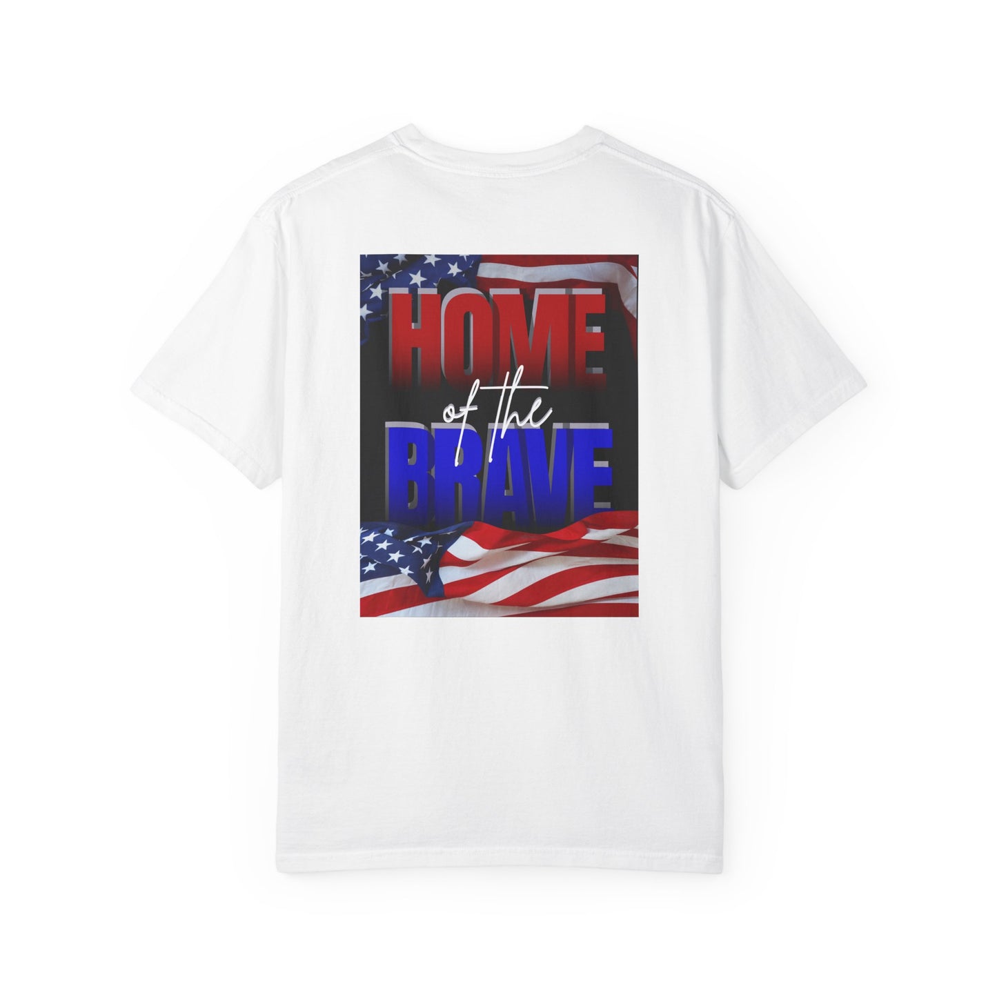 Patriotic T-Shirt, Land of the Free, Home of the Brave, 4th of July Apparel, Independence Day Gift, American Pride T-Shirt, Casual Wear
