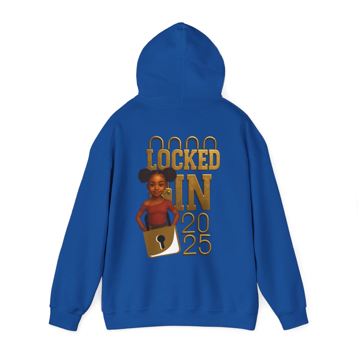 Locked In 2025 Hoodie, Unisex Heavy Blend Sweatshirt, Birthday Gift, Celebration Wear, Trendy Casual Outfit, Relaxed Style