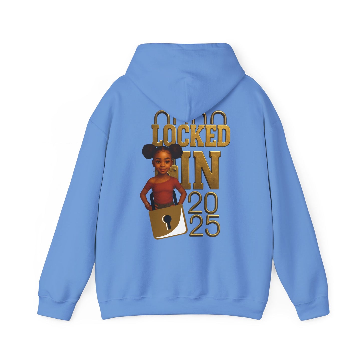 Locked In 2025 Hoodie, Unisex Heavy Blend Sweatshirt, Birthday Gift, Celebration Wear, Trendy Casual Outfit, Relaxed Style