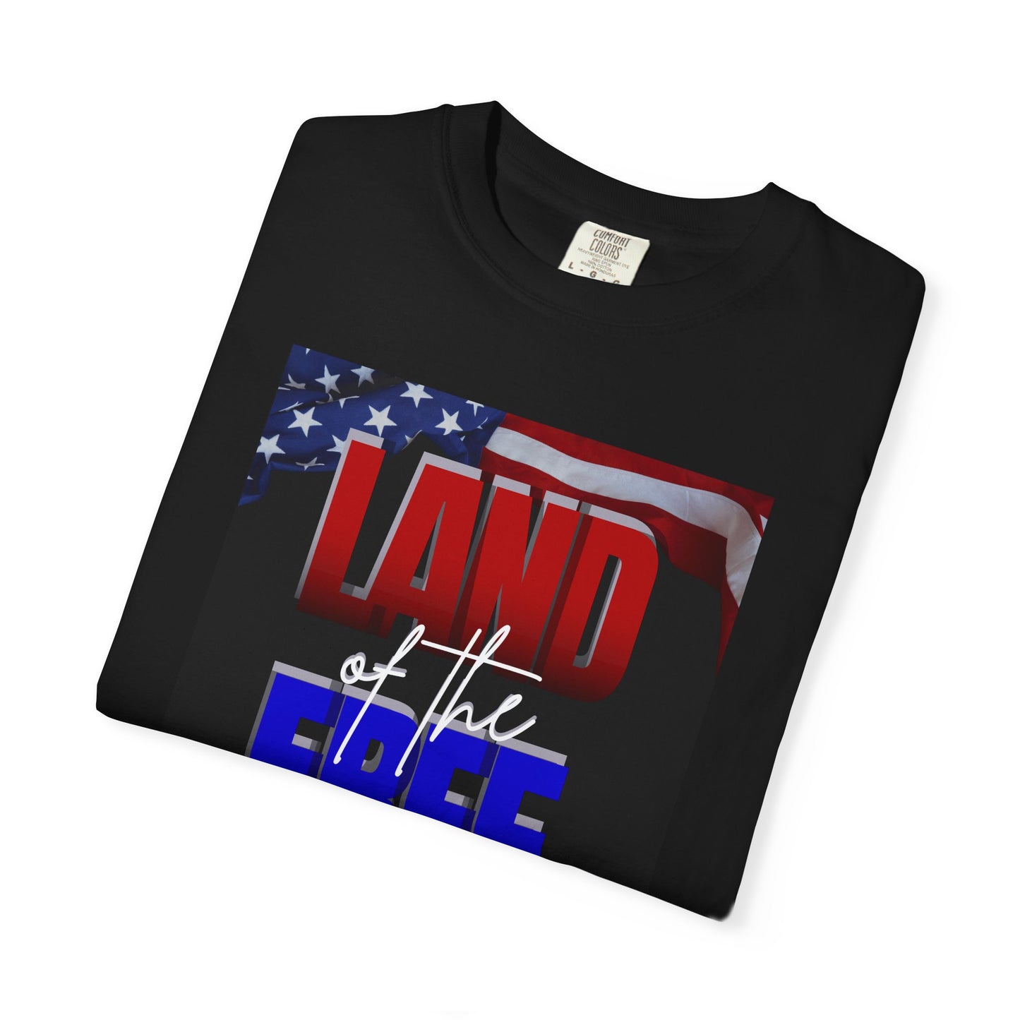 Patriotic T-Shirt, Land of the Free, Home of the Brave, 4th of July Apparel, Independence Day Gift, American Pride T-Shirt, Casual Wear