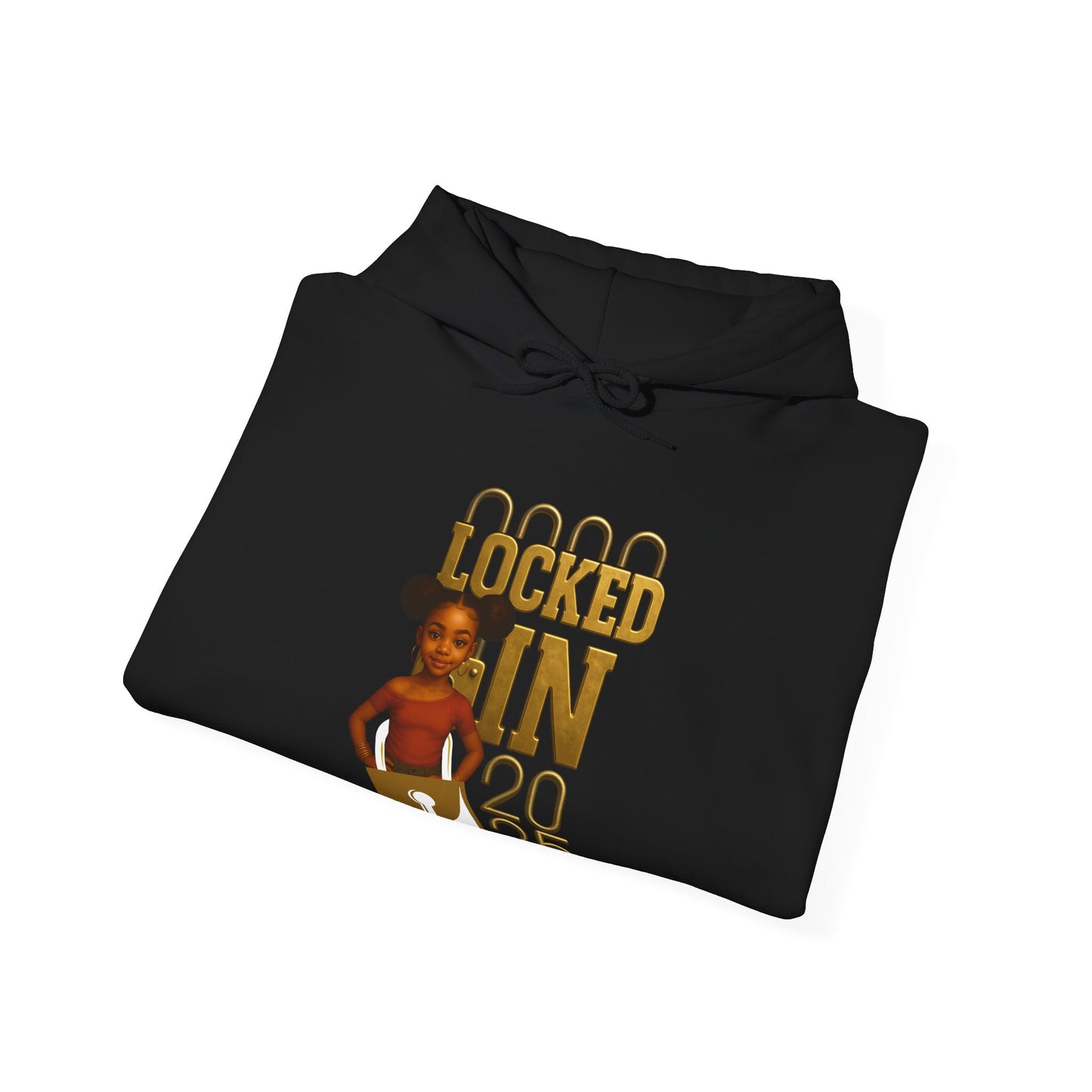 Locked In 2025 Hoodie, Unisex Heavy Blend Sweatshirt, Birthday Gift, Celebration Wear, Trendy Casual Outfit, Relaxed Style