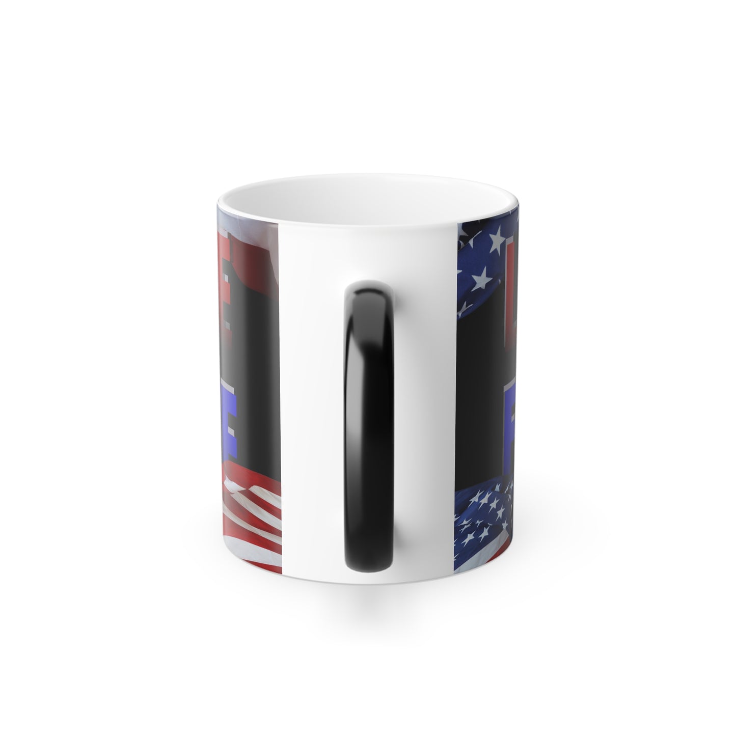 Patriotic Color Morphing Mug, Hot and Free Design, USA Flag Coffee Cup, 11oz Color Changing Drinkware, Perfect for Independence Day, [...]