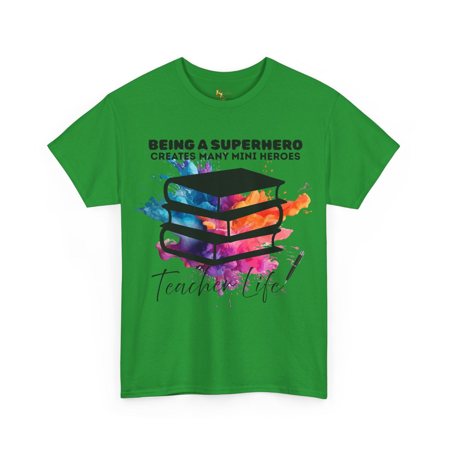 Superhero Teacher Unisex Tee, Motivational T-Shirt, Gift for Teachers, Back to School Apparel, Wellness Shirt, Positive Vibes Wear