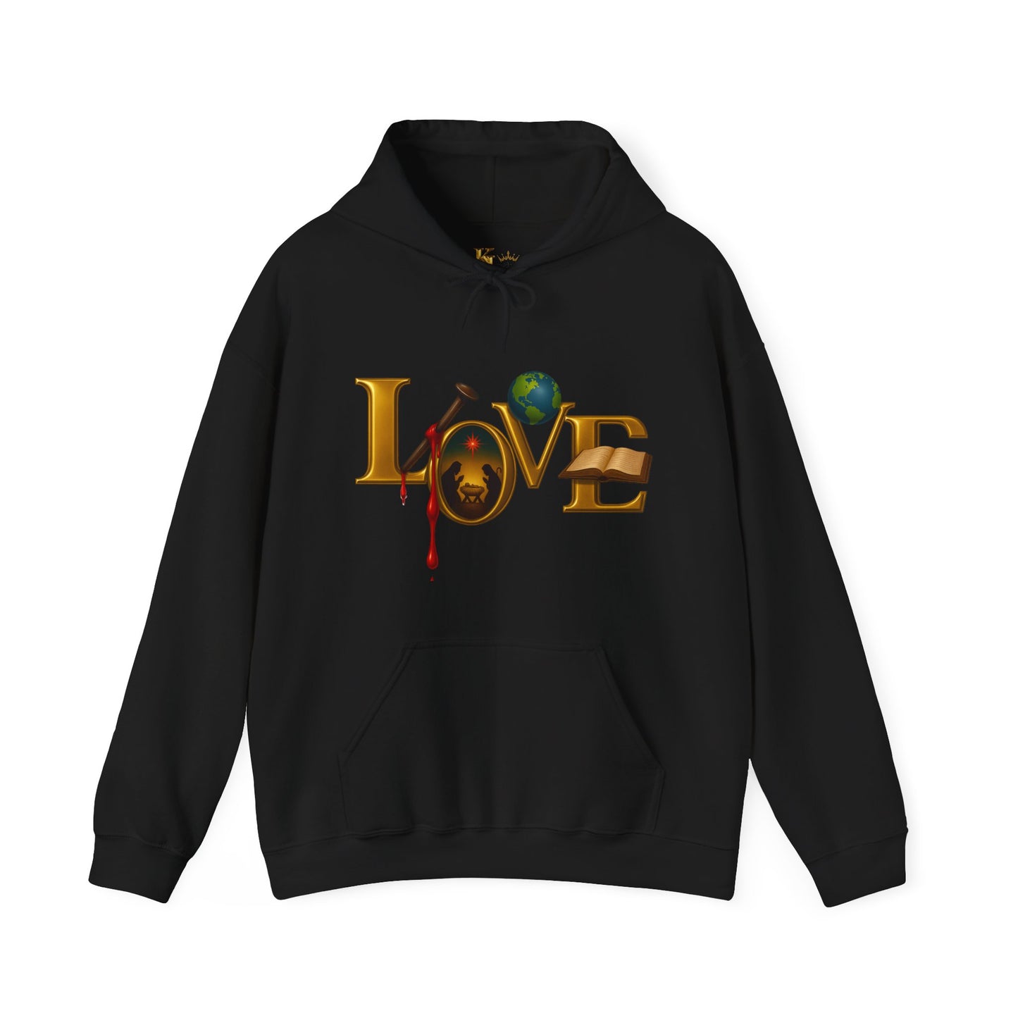 1st John 4:9 Inspirational Love Hoodie, Unisex Sweatshirt, Cozy Love Sweatshirt, Faith-Based Gift, Casual Hoodie for Everyday Wear