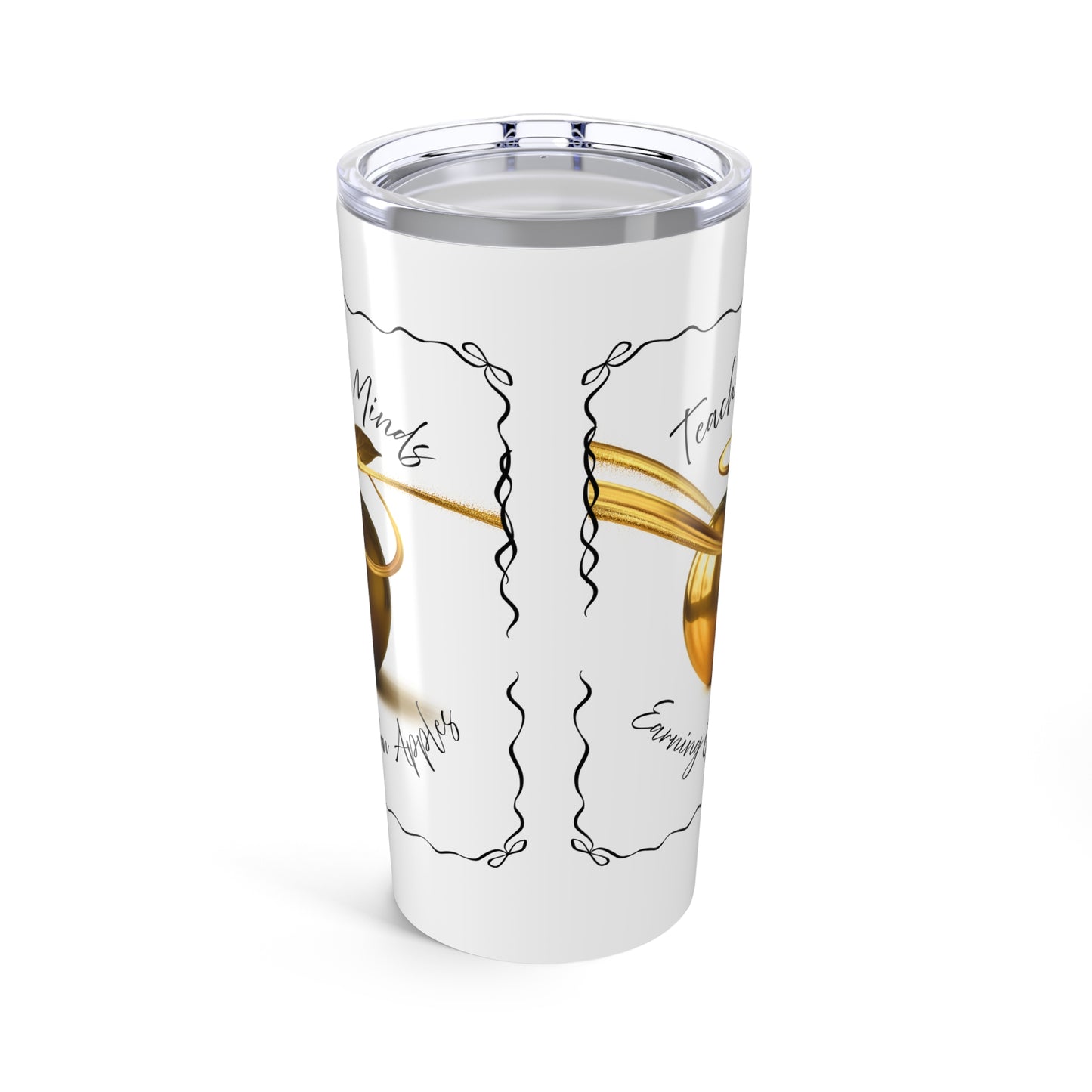 Golden Apples Teacher Elegant 20oz Tumbler | Perfect Gift for Friends, Family, and Celebrations | Drinkware for Home, Office, Parties, or Holidays | Stylish [...]