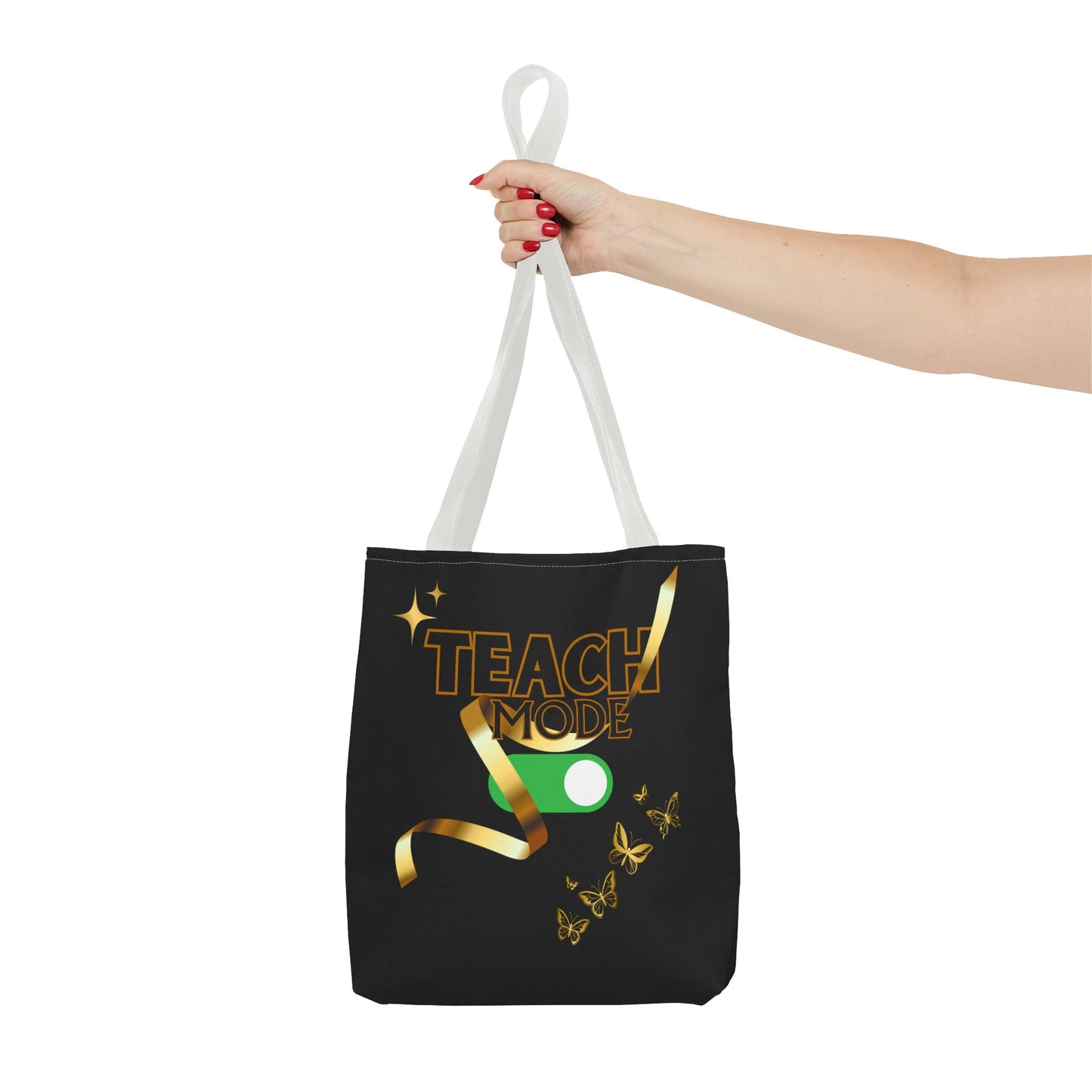 Teach Mode Tote Bag | Fun Teacher Gift | Stylish School Tote | Teaching Mode Bag | Back to School Essentials