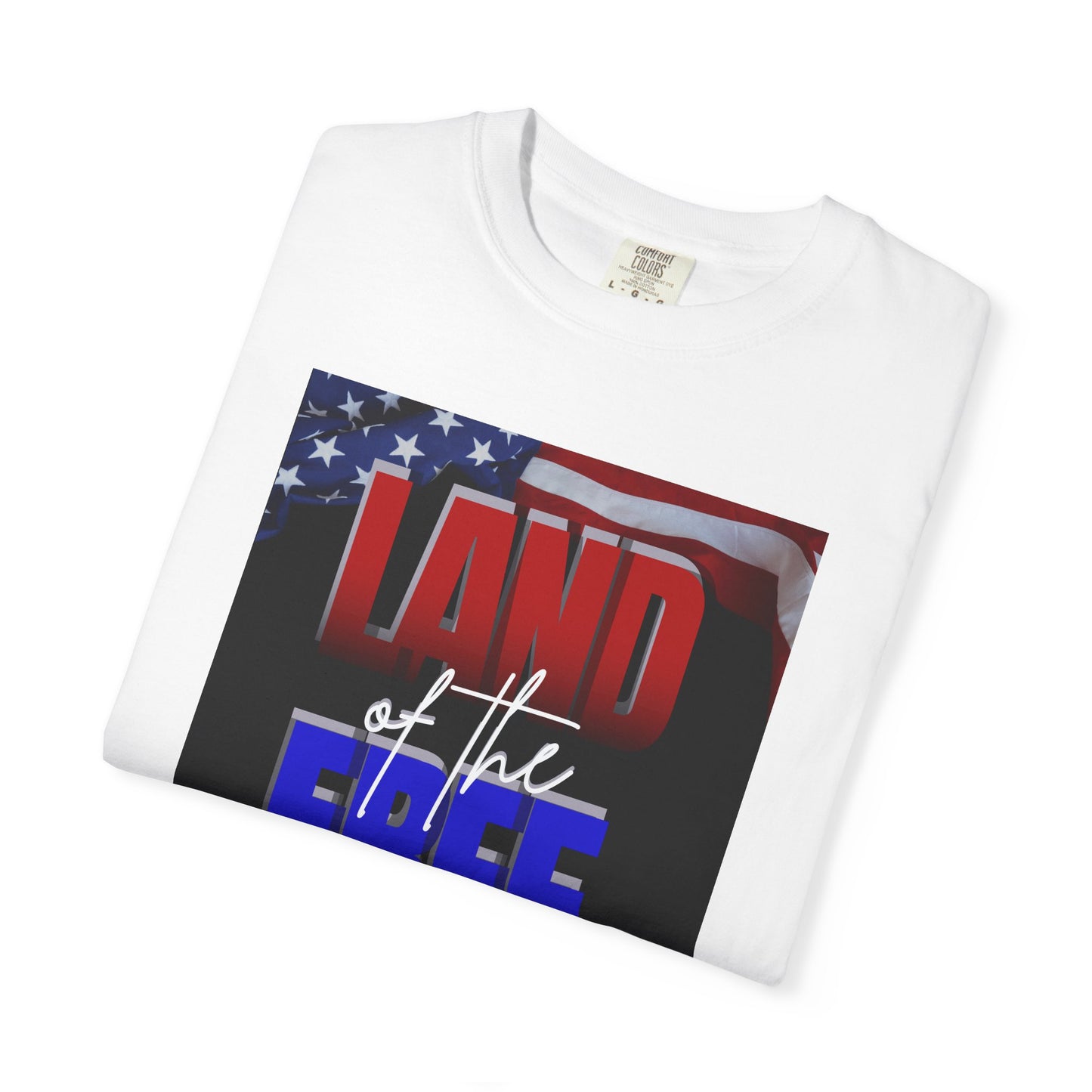 Patriotic T-Shirt, Land of the Free, Home of the Brave, 4th of July Apparel, Independence Day Gift, American Pride T-Shirt, Casual Wear