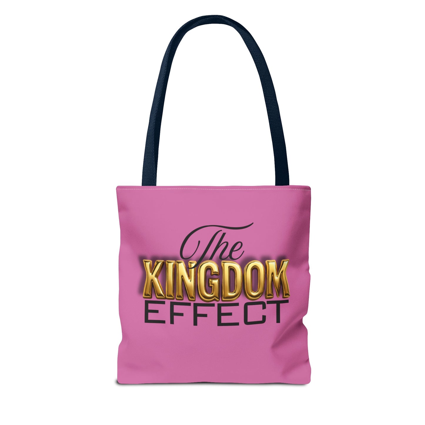 The Kingdom Effect, Pink Stylish Kingdom Effect Tote Bag, Eco-Friendly Shopping Bag, Gift for Kingdom Fans, Trendy Everyday Tote, Motivational Accessory