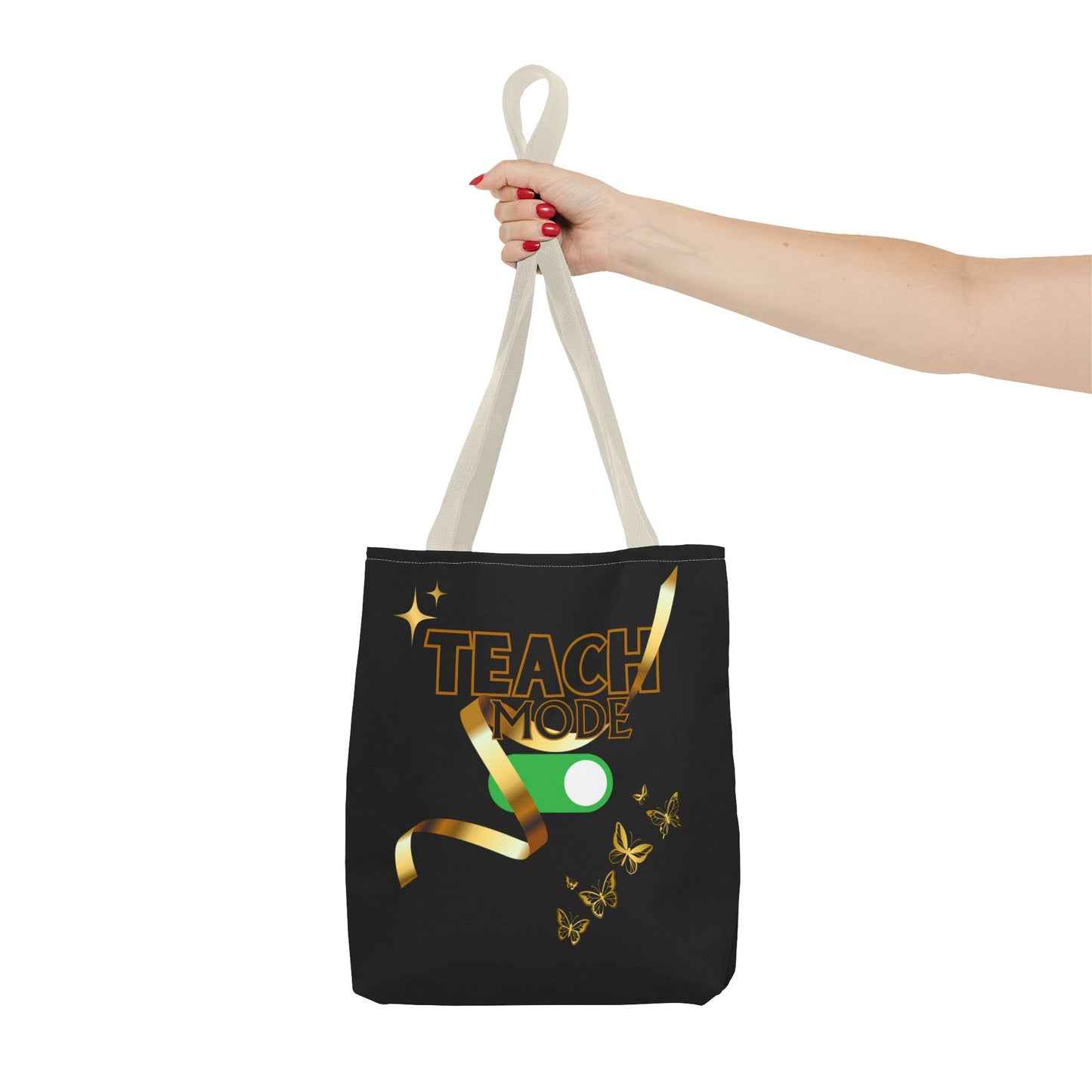 Teach Mode Tote Bag | Fun Teacher Gift | Stylish School Tote | Teaching Mode Bag | Back to School Essentials