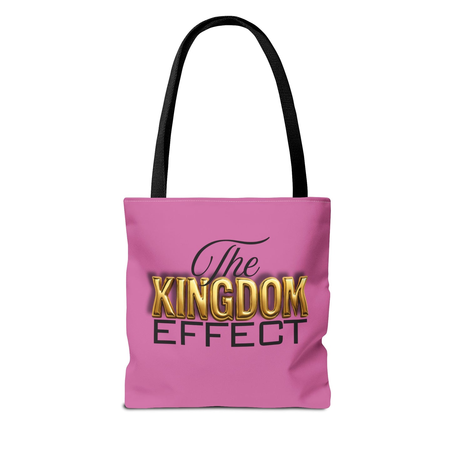 The Kingdom Effect, Pink Stylish Kingdom Effect Tote Bag, Eco-Friendly Shopping Bag, Gift for Kingdom Fans, Trendy Everyday Tote, Motivational Accessory