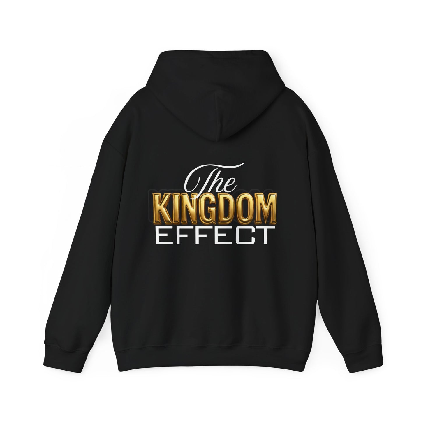 The Kingdom Effect Hoodie (Gold) | Unisex Heavy Blend Sweatshirt for Comfort, Stylish Gift, Cozy Layers, Fashion Statement, Unique Design
