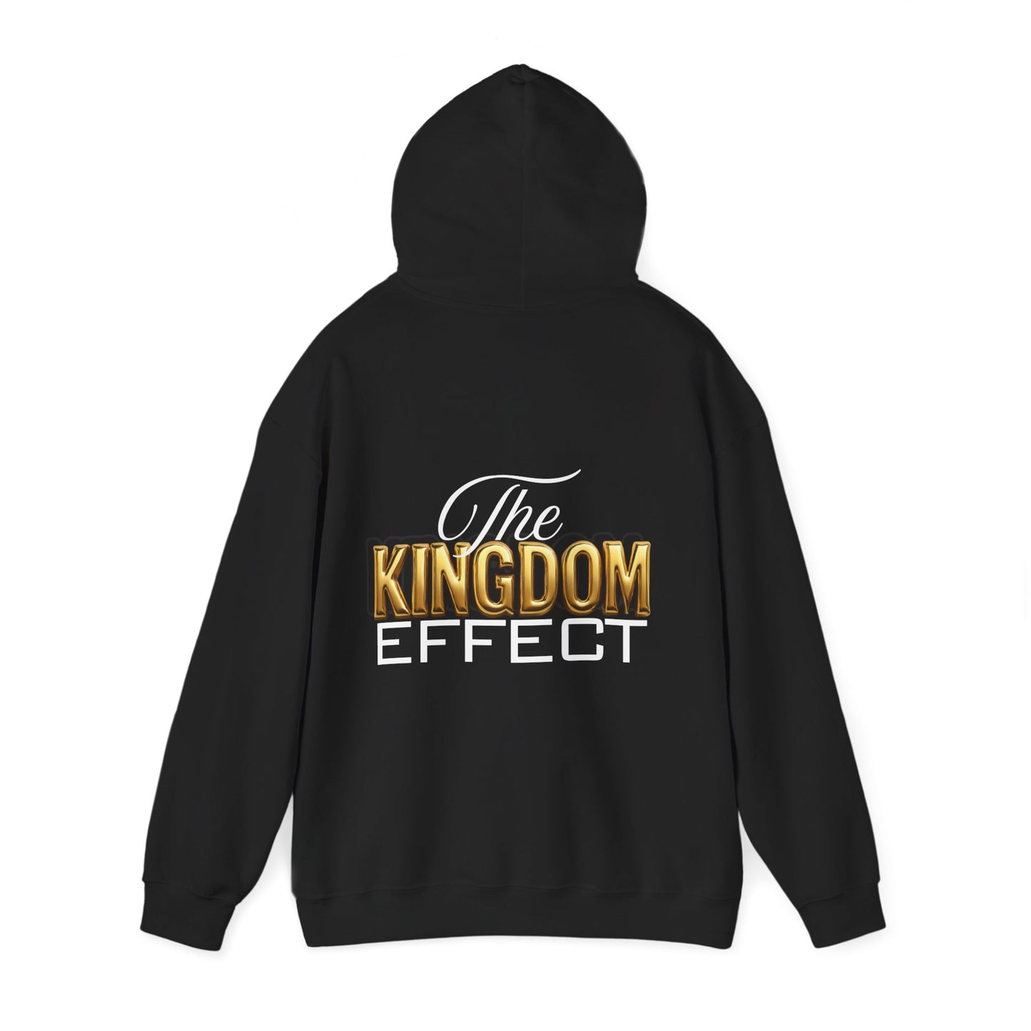 The Kingdom Effect Hoodie (Gold) | Unisex Heavy Blend Sweatshirt for Comfort, Stylish Gift, Cozy Layers, Fashion Statement, Unique Design