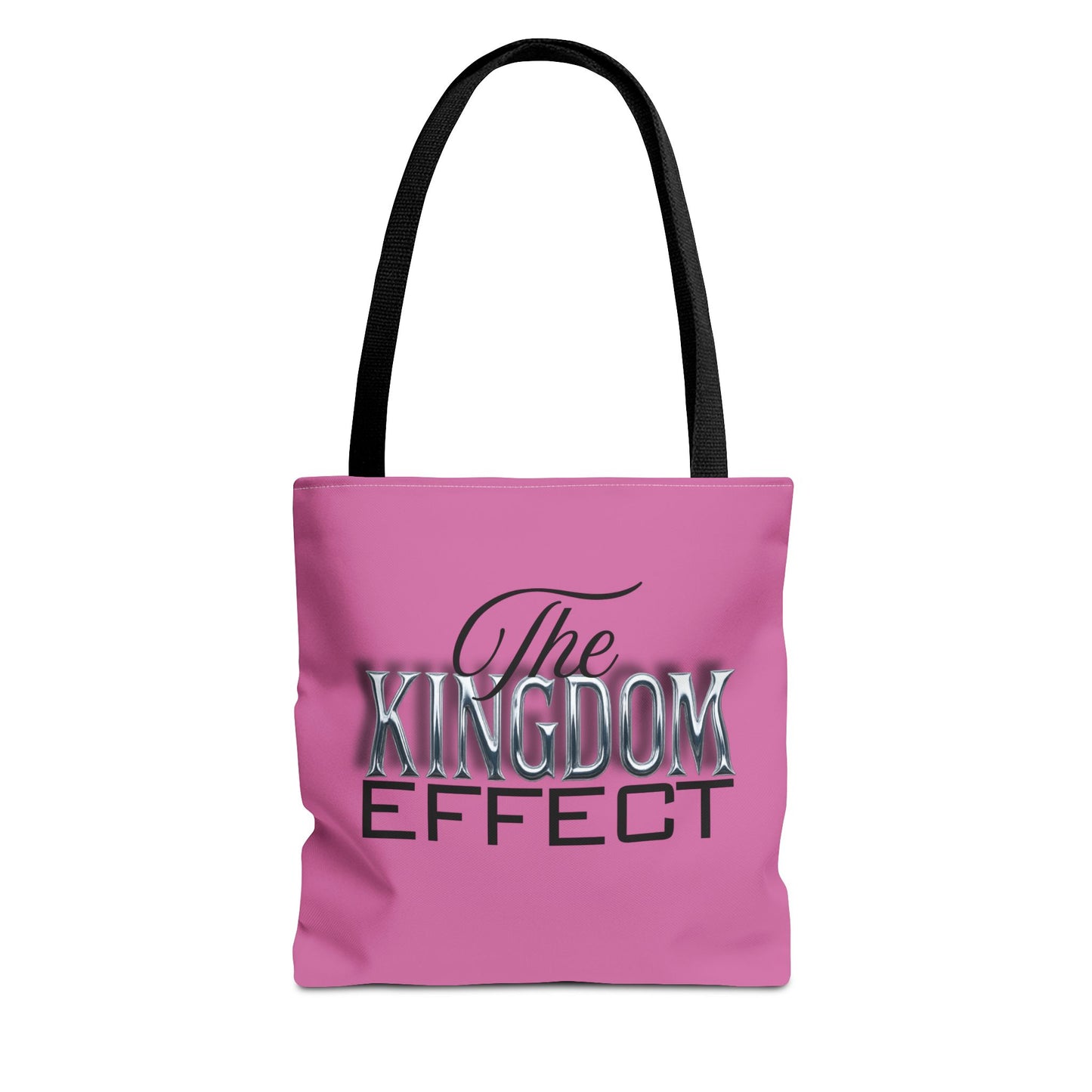 The Kingdom Effect Pink Tote Bag | Stylish Reusable Shoulder Bag | Gift for Kingdom Lovers | Eco-Friendly Shopping Tote, Everyday Companion