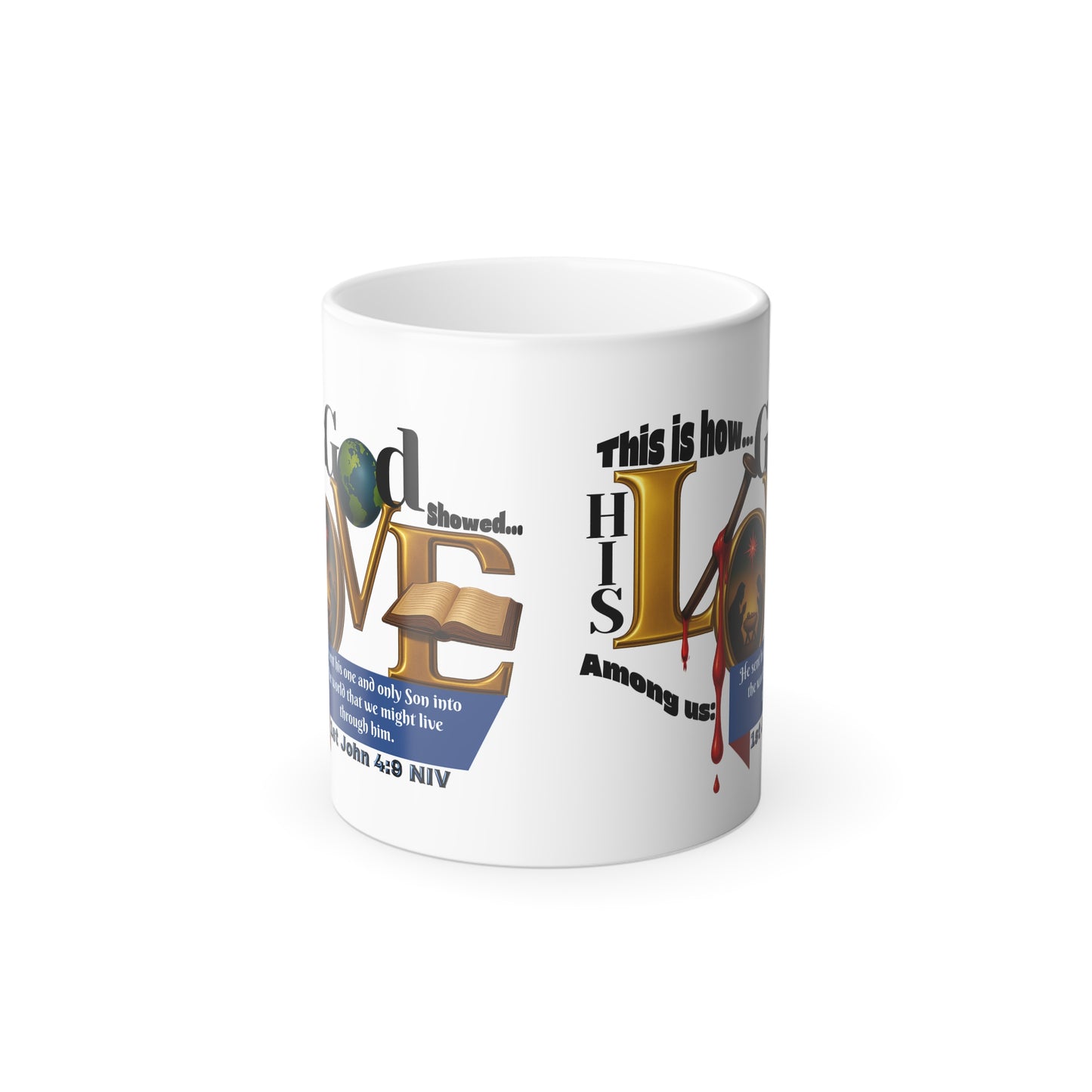 1st John 4:9, Faith-Inspired Color Morphing Mug, Perfect Gift for Coffee Lovers, Inspirational Drinkware, Christian Themed, Hot Beverage Mug, Color [...]