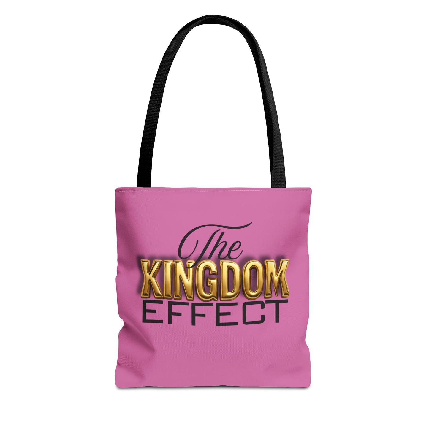 The Kingdom Effect, Pink Stylish Kingdom Effect Tote Bag, Eco-Friendly Shopping Bag, Gift for Kingdom Fans, Trendy Everyday Tote, Motivational Accessory
