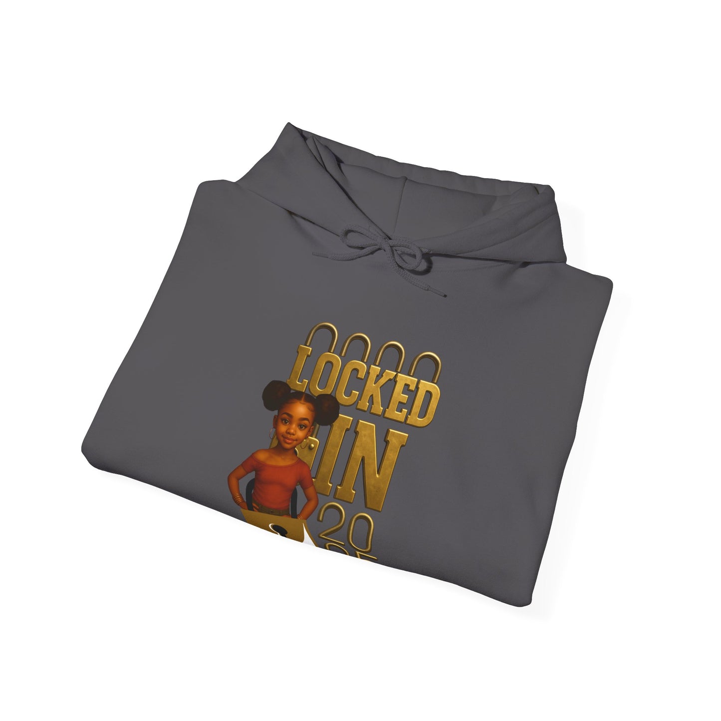 Locked In 2025 Hoodie, Unisex Heavy Blend Sweatshirt, Birthday Gift, Celebration Wear, Trendy Casual Outfit, Relaxed Style