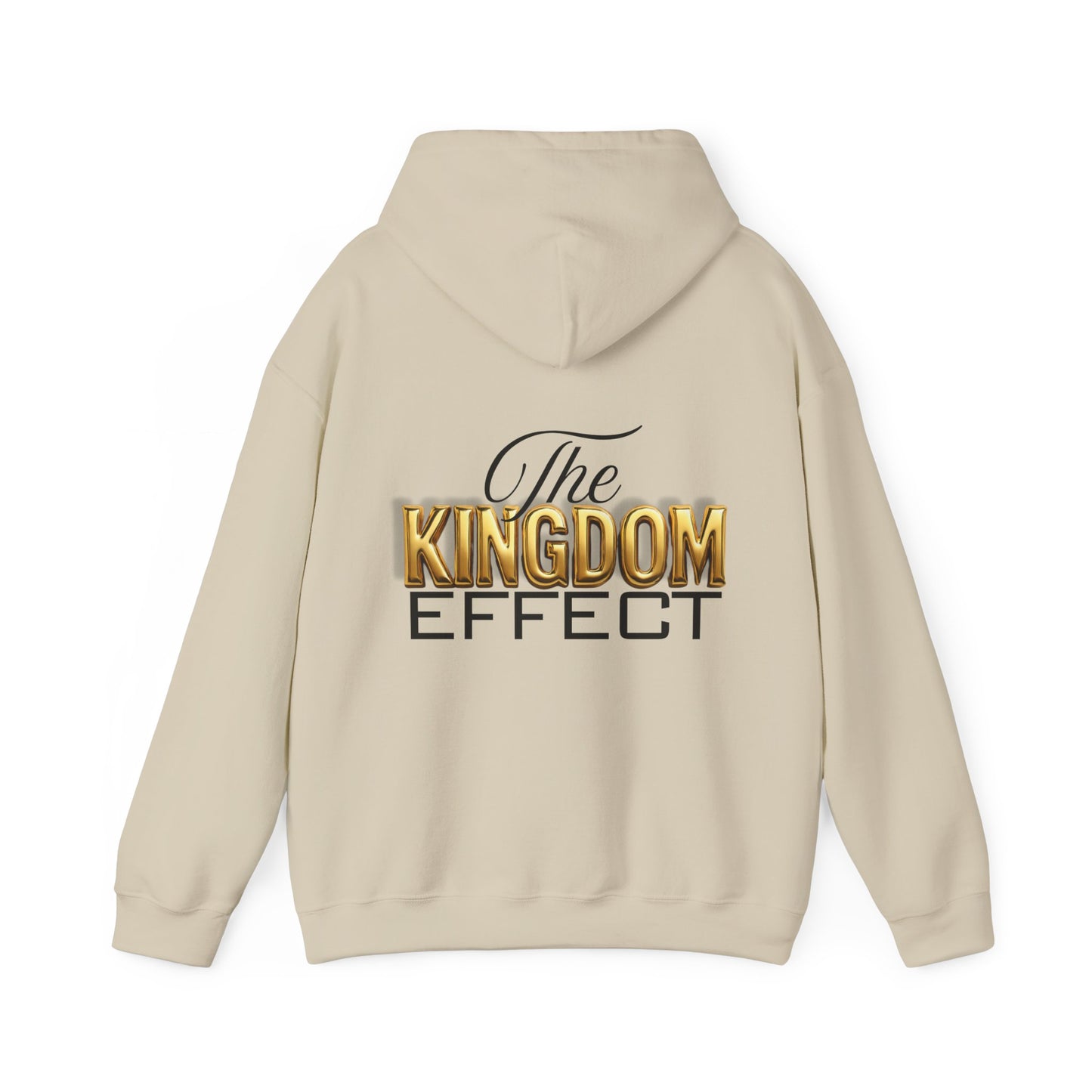 The Kingdom Effect Hoodie (Gold) | Unisex Heavy Blend Sweatshirt for Comfort, Stylish Gift, Cozy Layers, Fashion Statement, Unique Design