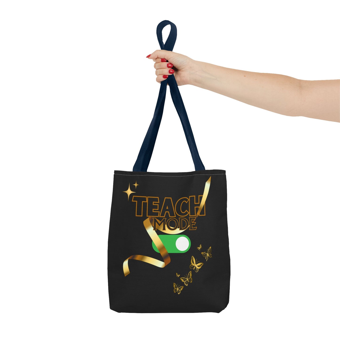 Teach Mode Tote Bag | Fun Teacher Gift | Stylish School Tote | Teaching Mode Bag | Back to School Essentials