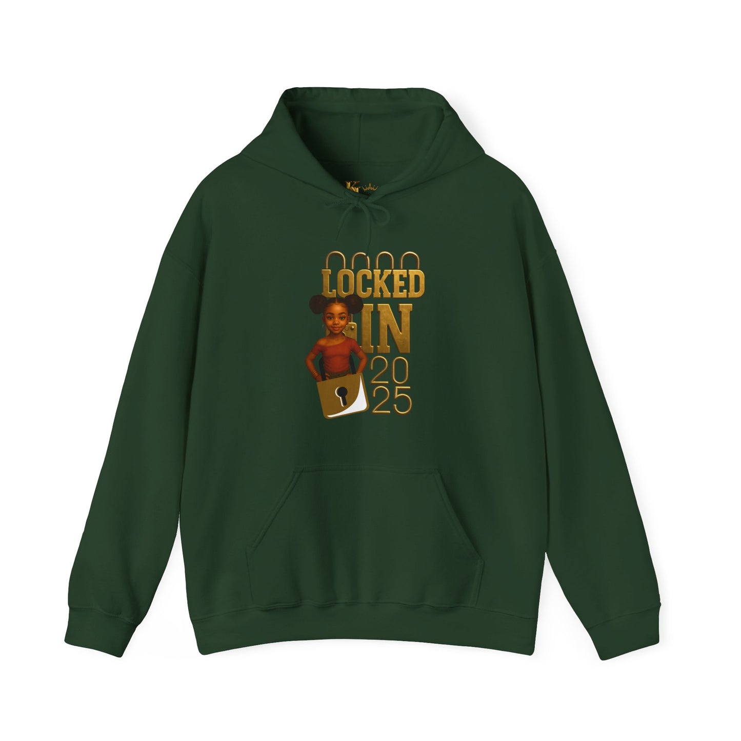 Locked In 2025 Hoodie, Unisex Heavy Blend Sweatshirt, Birthday Gift, Celebration Wear, Trendy Casual Outfit, Relaxed Style