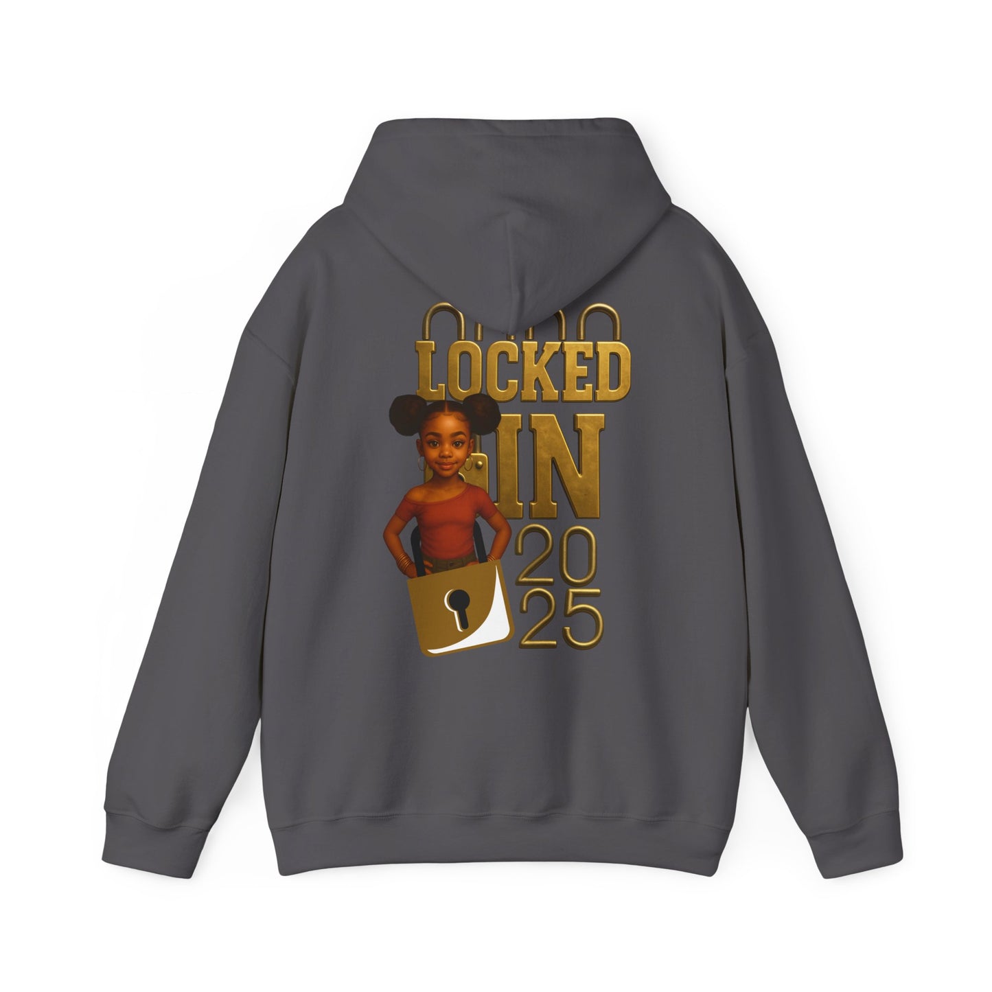 Locked In 2025 Hoodie, Unisex Heavy Blend Sweatshirt, Birthday Gift, Celebration Wear, Trendy Casual Outfit, Relaxed Style