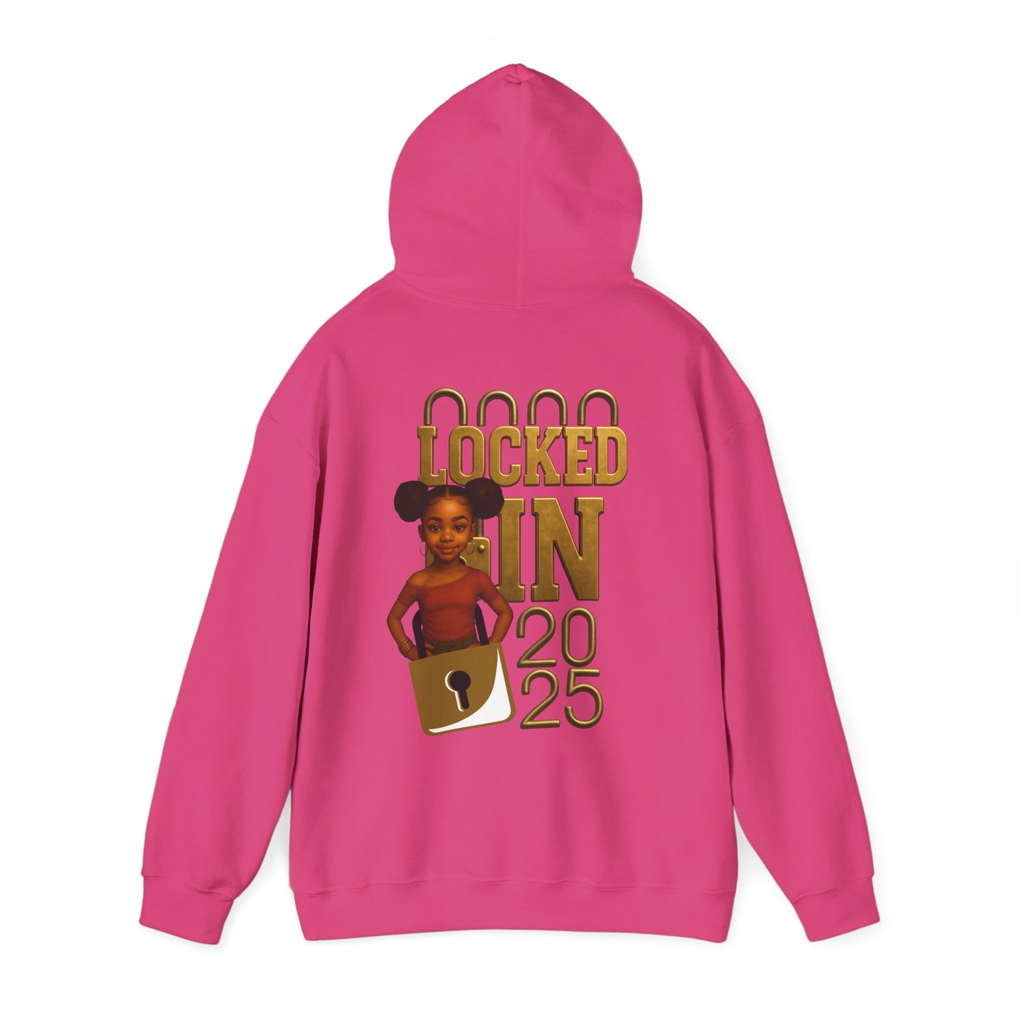 Locked In 2025 Hoodie, Unisex Heavy Blend Sweatshirt, Birthday Gift, Celebration Wear, Trendy Casual Outfit, Relaxed Style