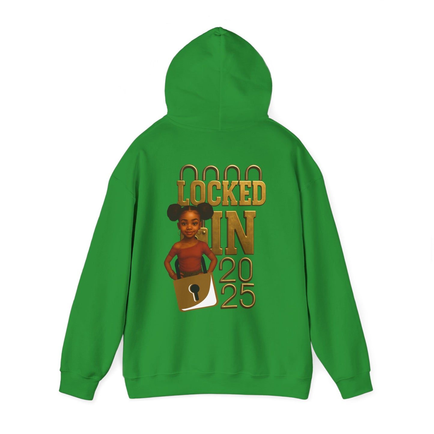 Locked In 2025 Hoodie, Unisex Heavy Blend Sweatshirt, Birthday Gift, Celebration Wear, Trendy Casual Outfit, Relaxed Style