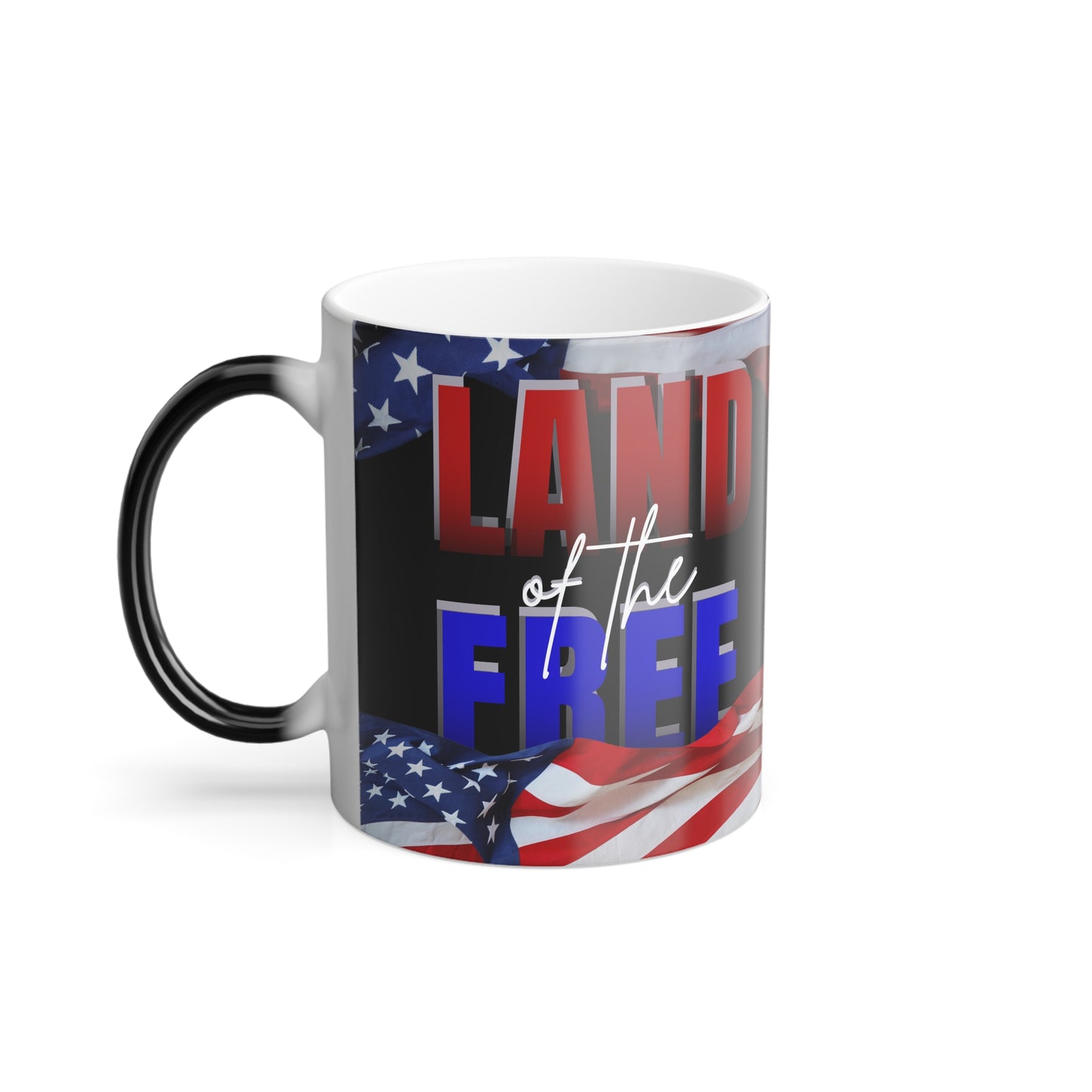 Patriotic Color Morphing Mug, Hot and Free Design, USA Flag Coffee Cup, 11oz Color Changing Drinkware, Perfect for Independence Day, [...]