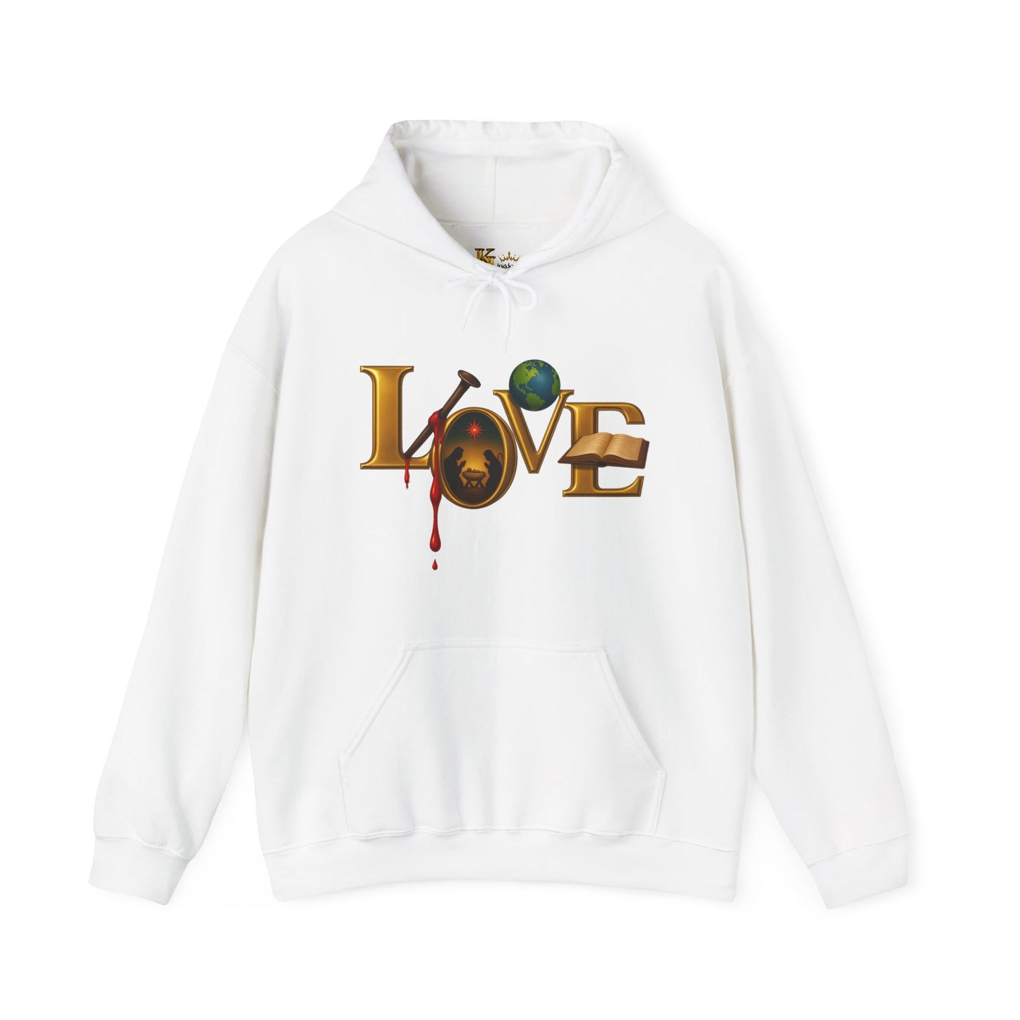 1st John 4:9 Inspirational Love Hoodie, Unisex Sweatshirt, Cozy Love Sweatshirt, Faith-Based Gift, Casual Hoodie for Everyday Wear