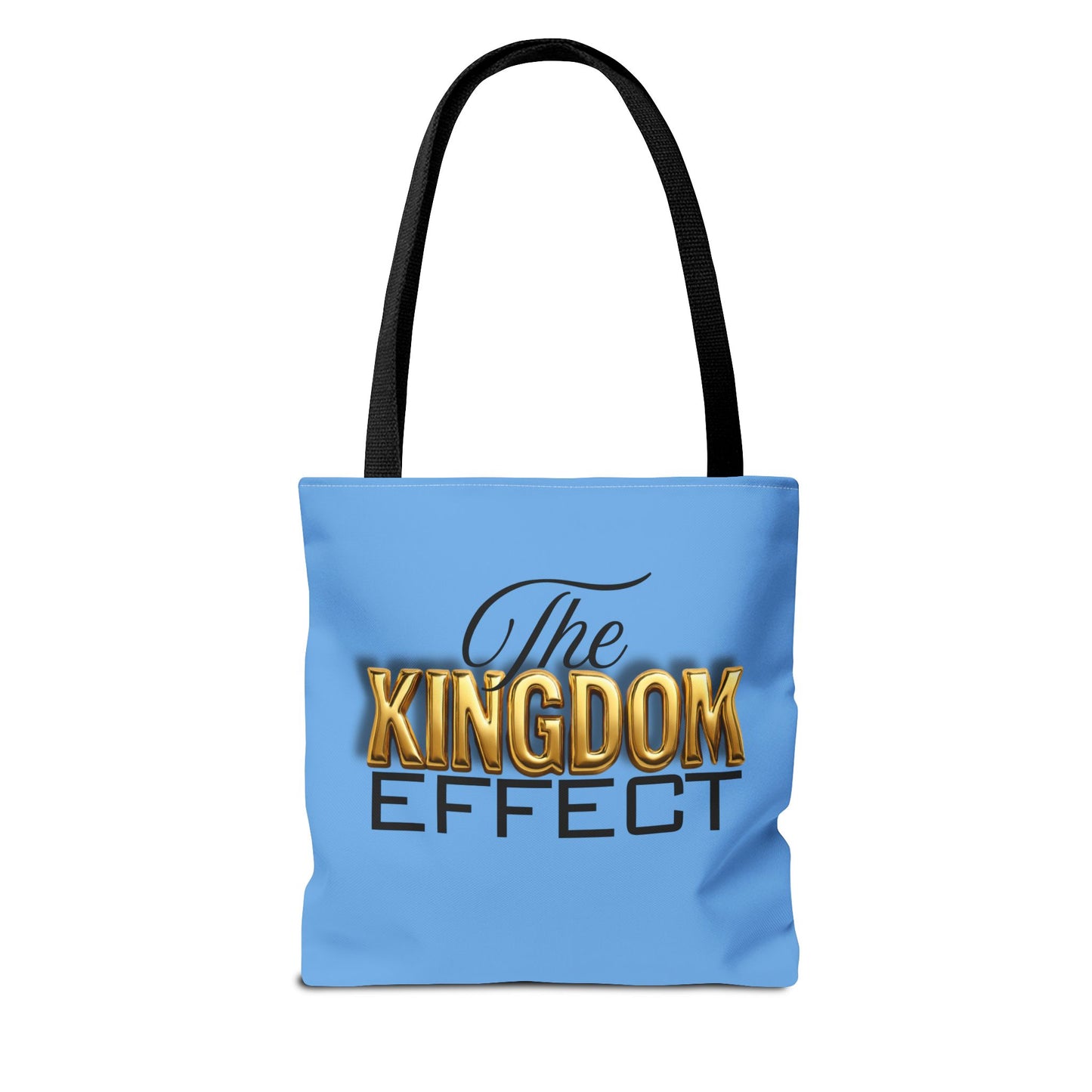 The Kingdom Effect, Blue Stylish Kingdom Effect Tote Bag, Eco-Friendly Shopping Bag, Gift for Kingdom Fans, Trendy Everyday Tote, Motivational Accessory