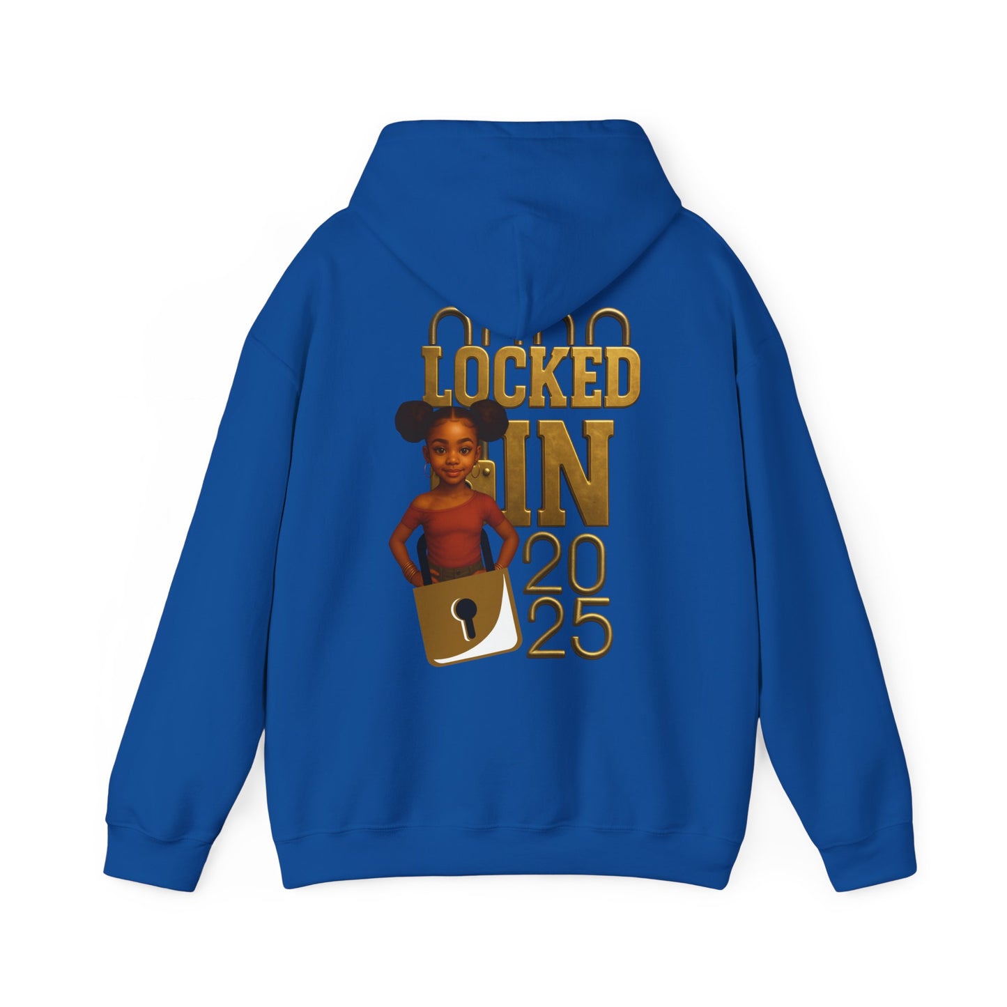 Locked In 2025 Hoodie, Unisex Heavy Blend Sweatshirt, Birthday Gift, Celebration Wear, Trendy Casual Outfit, Relaxed Style