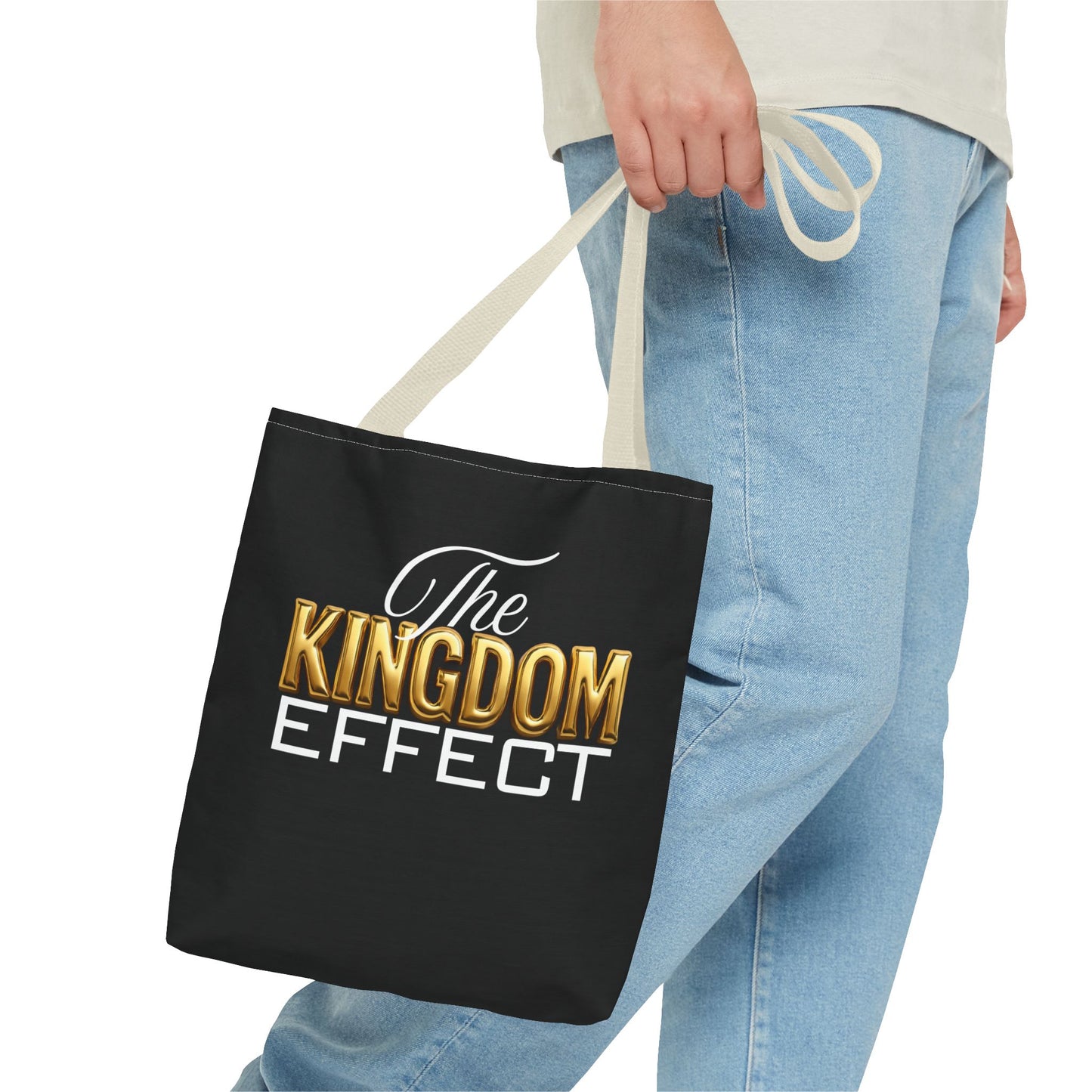 The Kingdom Effect, Stylish Kingdom Effect Tote Bag, Eco-Friendly Shopping Bag, Gift for Kingdom Fans, Trendy Everyday Tote, Motivational Accessory