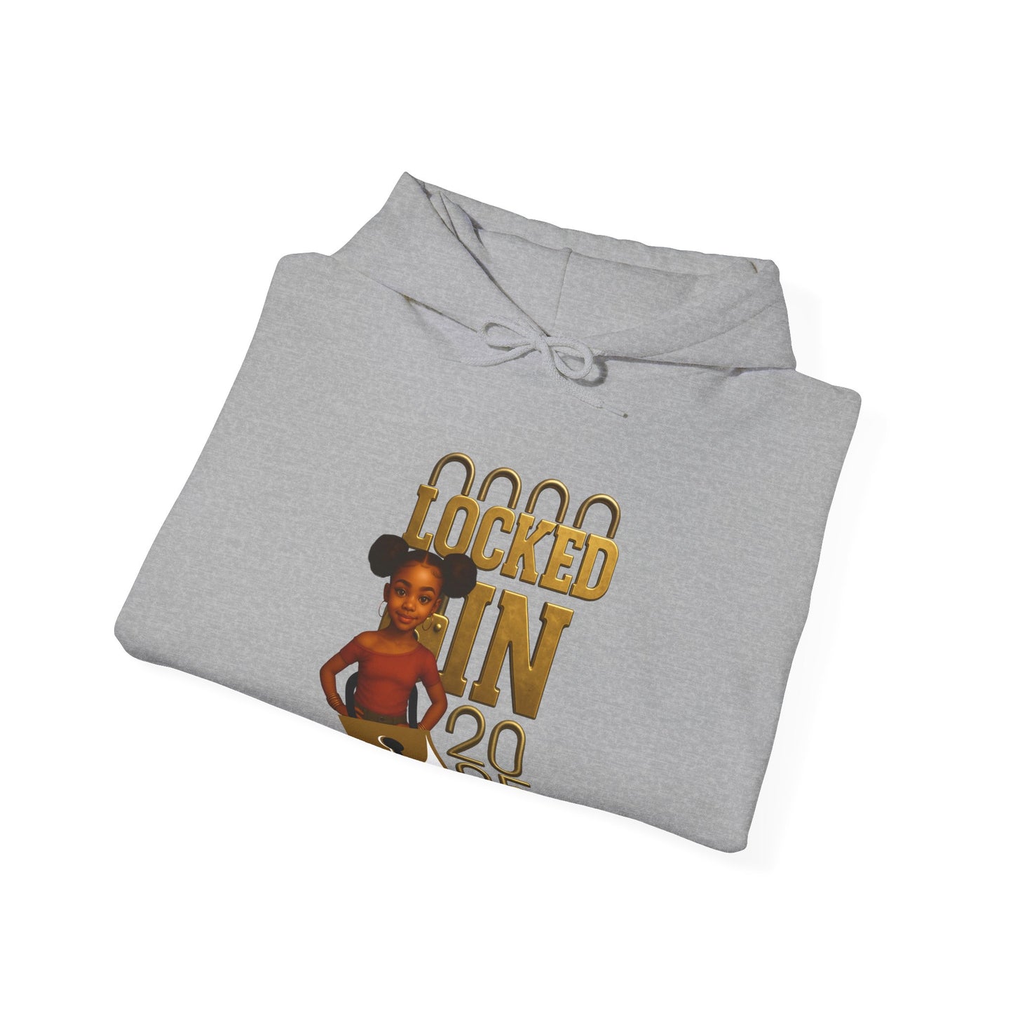 Locked In 2025 Hoodie, Unisex Heavy Blend Sweatshirt, Birthday Gift, Celebration Wear, Trendy Casual Outfit, Relaxed Style